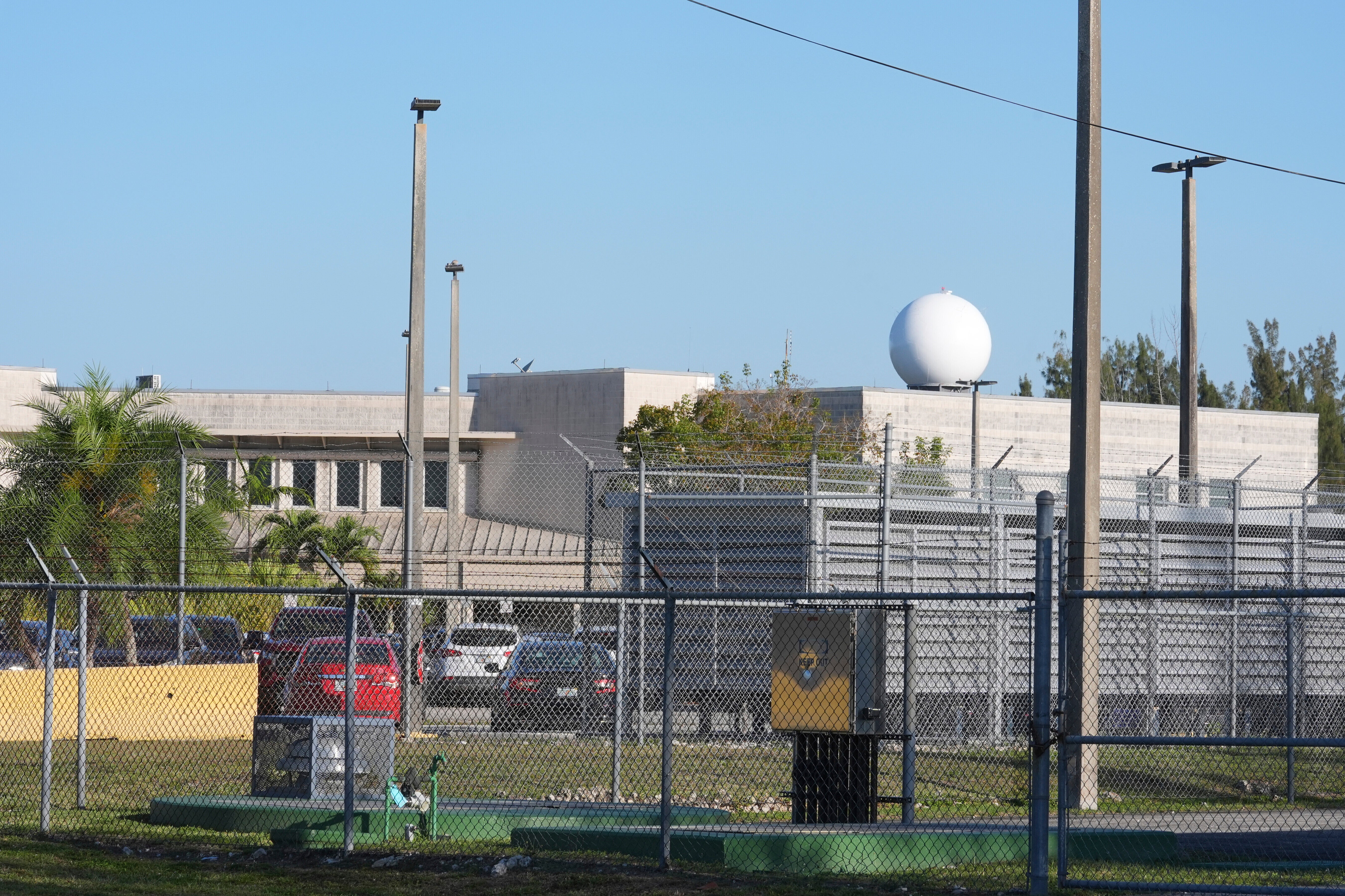 The Krome Detention Center, Wednesday, April 16, 2025, in Miami. (AP Photo/Marta Lavandier)