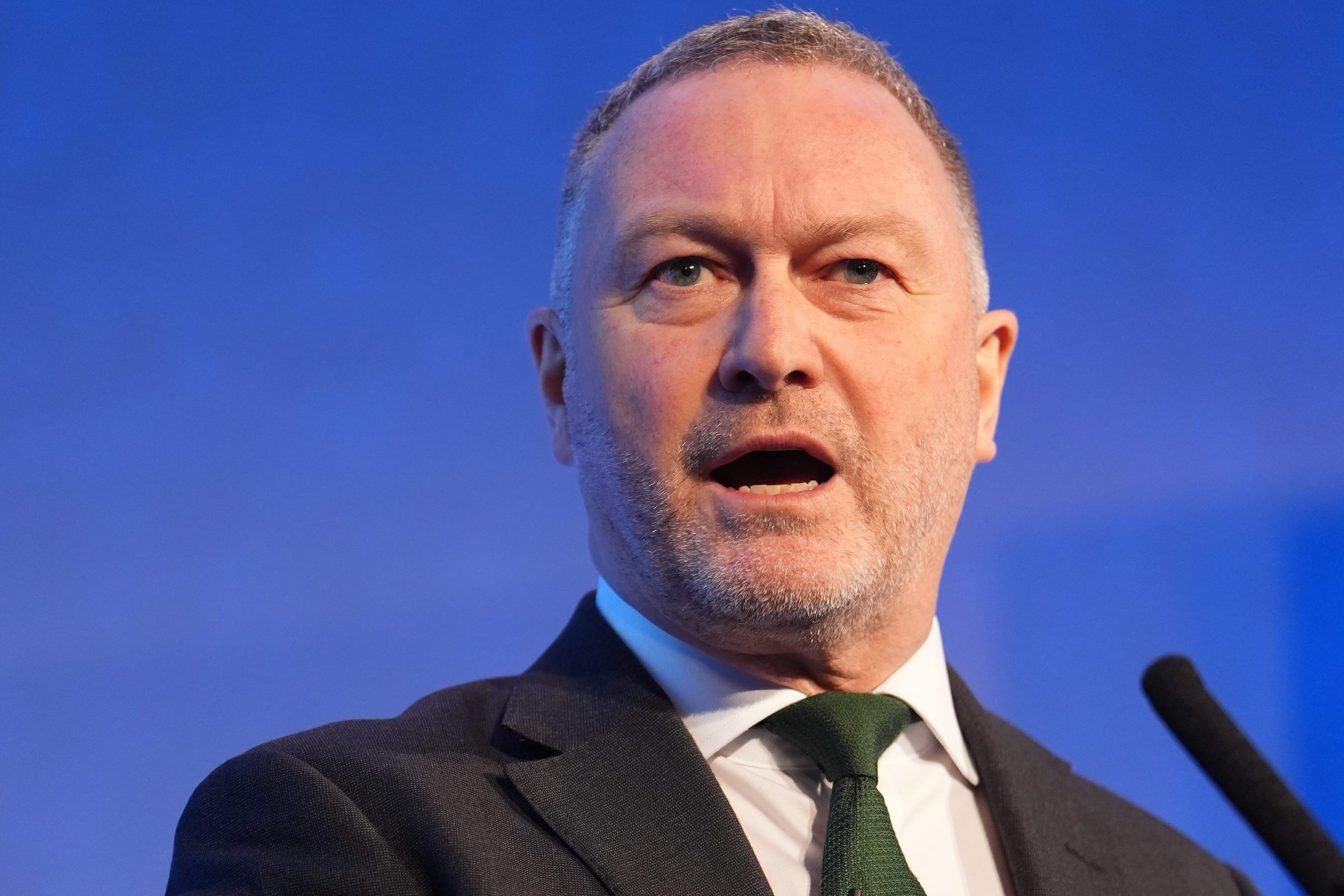 Environment Secretary Steve Reed said “Water companies have too often gone unpunished as they pump record levels of sewage into our waterways” (Jordan Pettitt/PA)