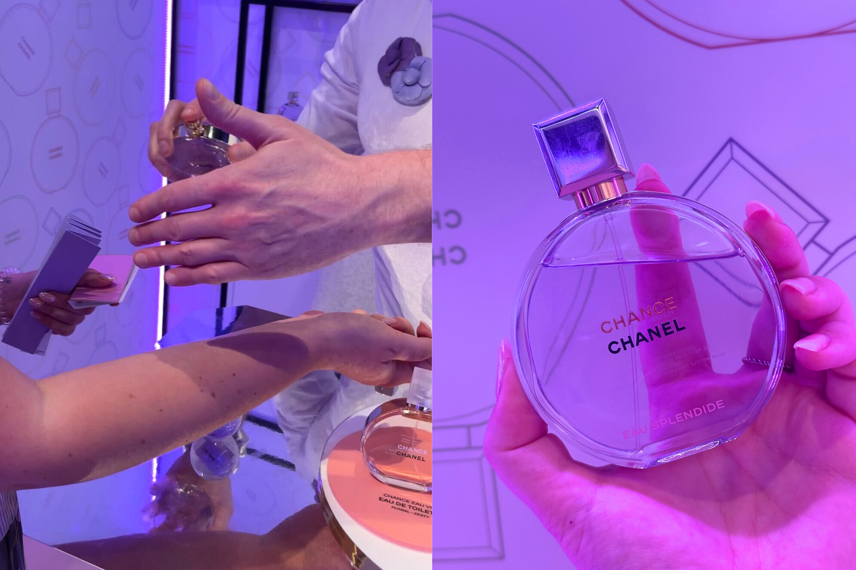 I attended the eau splendide pop-up, open to the public as of 25 April