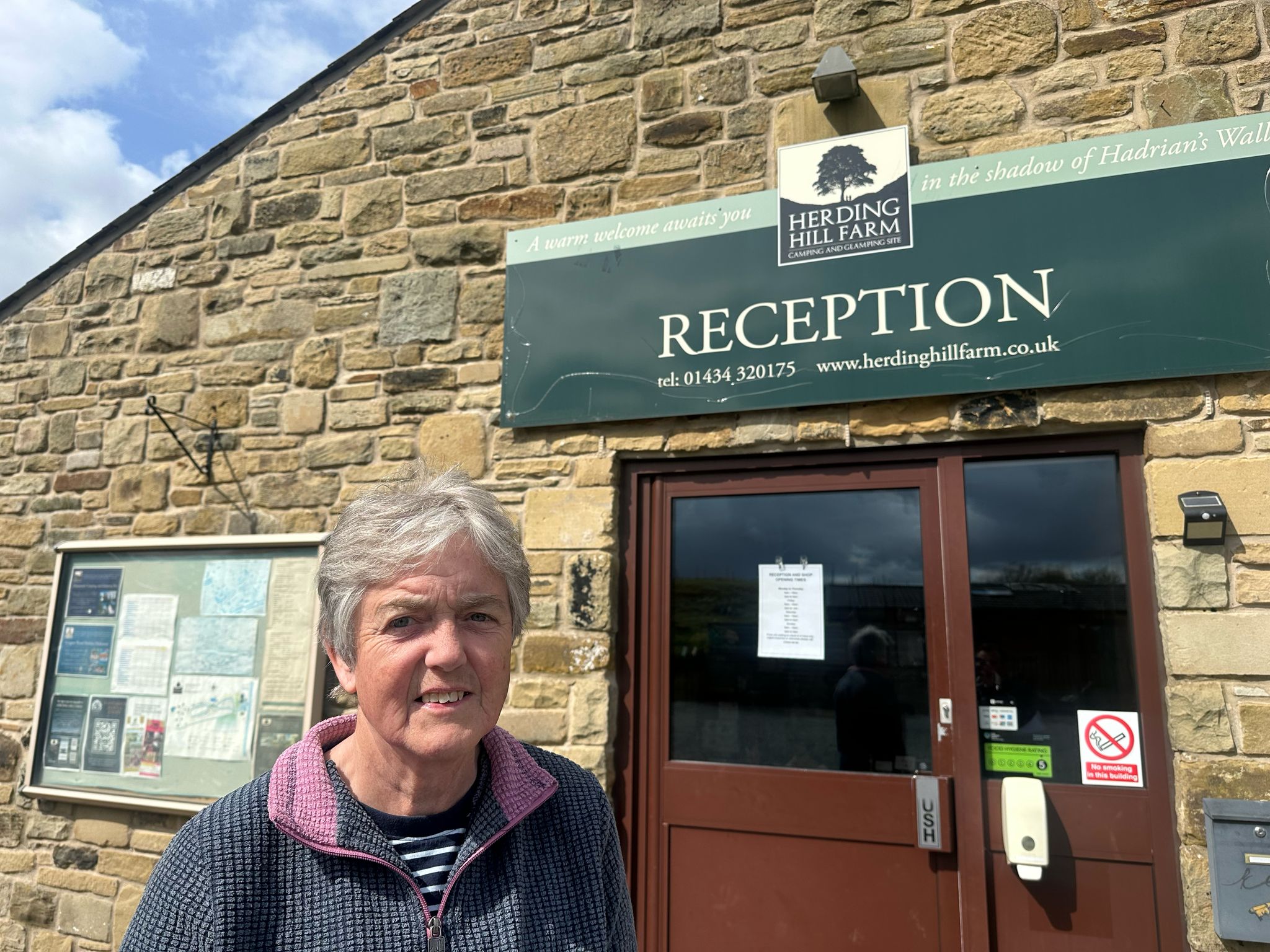 Herding Hill Farm manager Sue Humphreys said visitor numbers had remained stable despite the felling of the tree