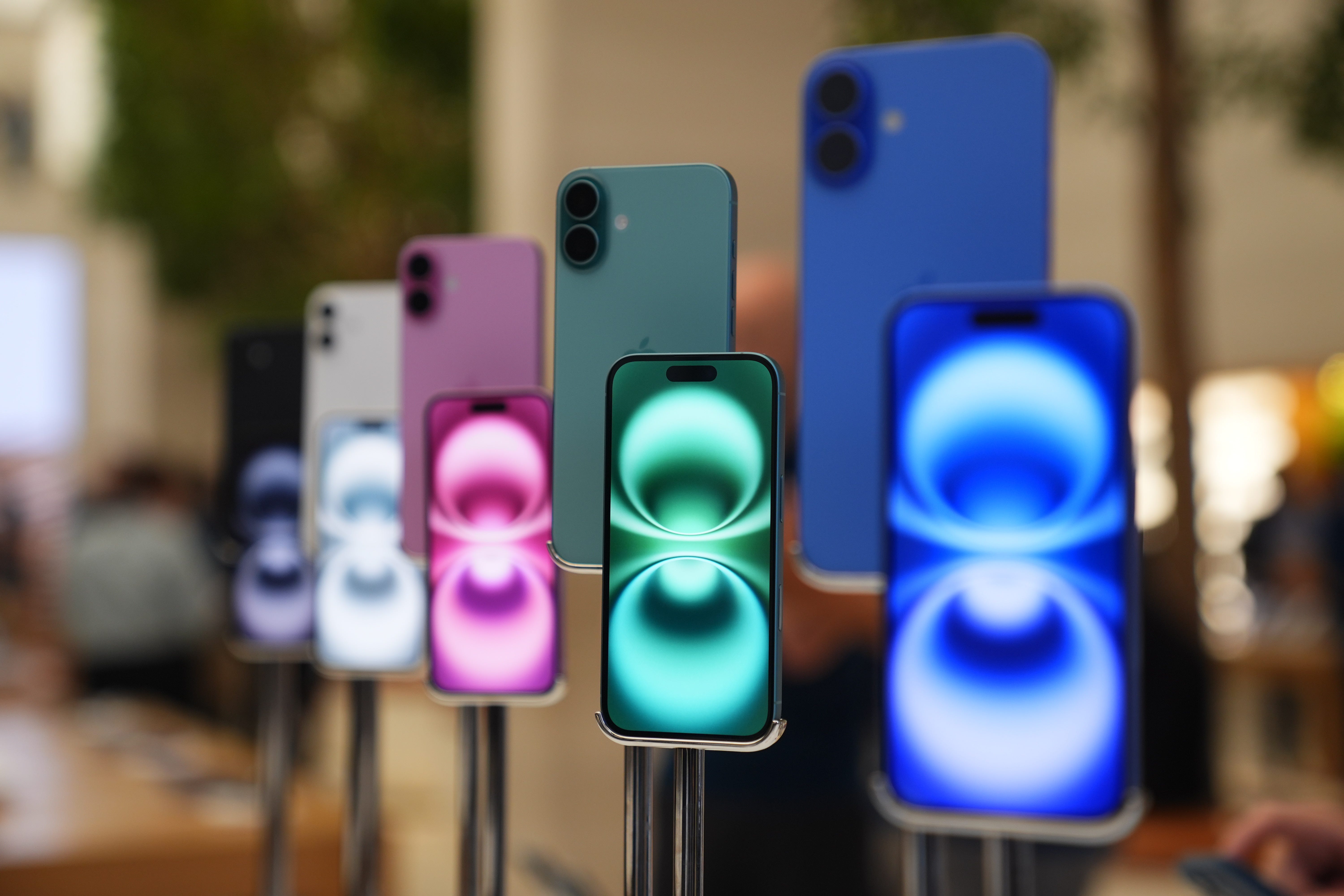 Apple is hoping to use India as the source for the more than 60 million iPhones sold annually in the US by the end of 2026 (James Manning/PA)