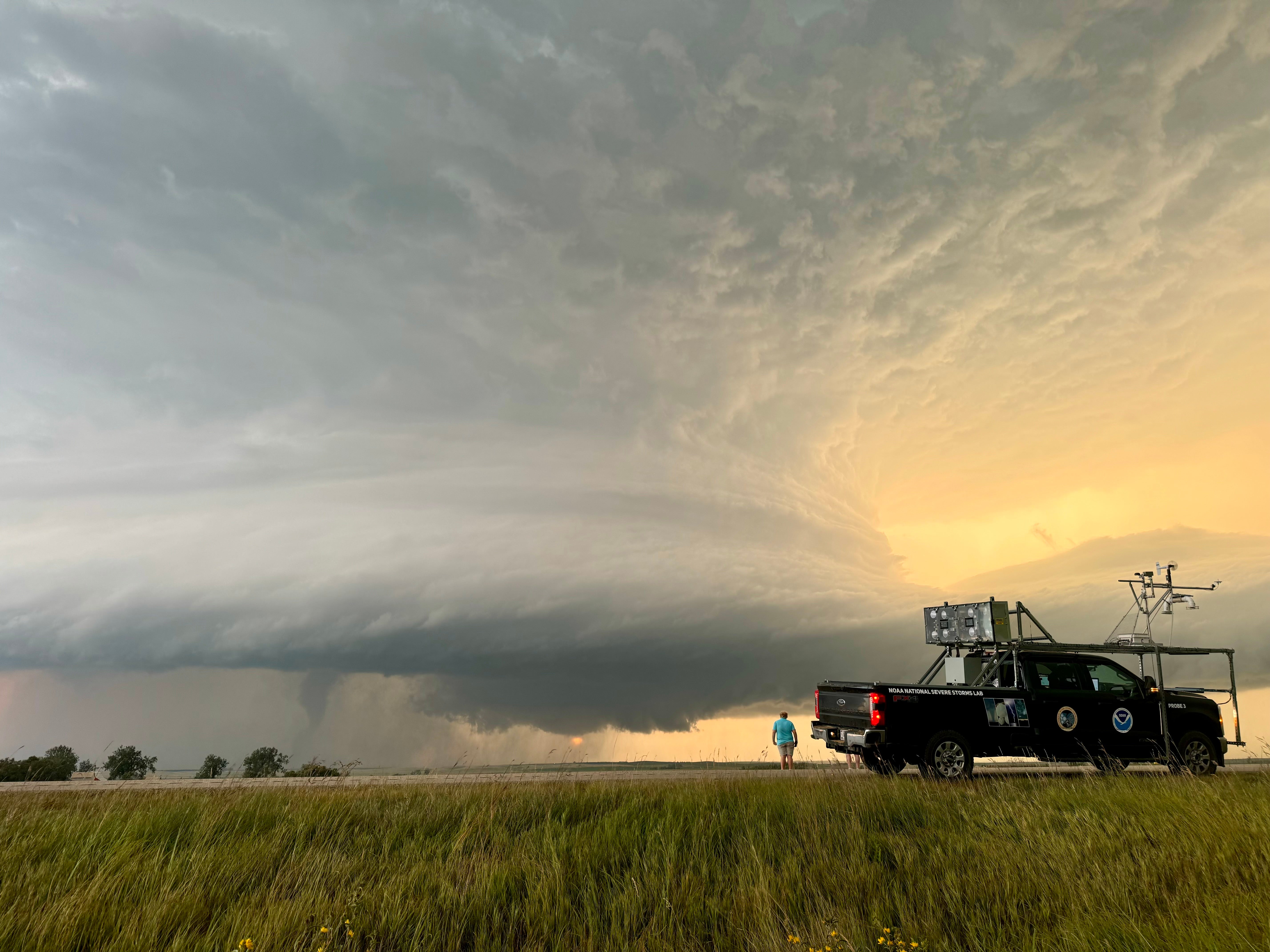 National Oceanic and Atmospheric Administration research scientist Dr. Sean Waugh and his colleagues look for storms that are poised to produce tornadoes. While scientists know a lot about them being able to predict exactly when or where they form remains elusive