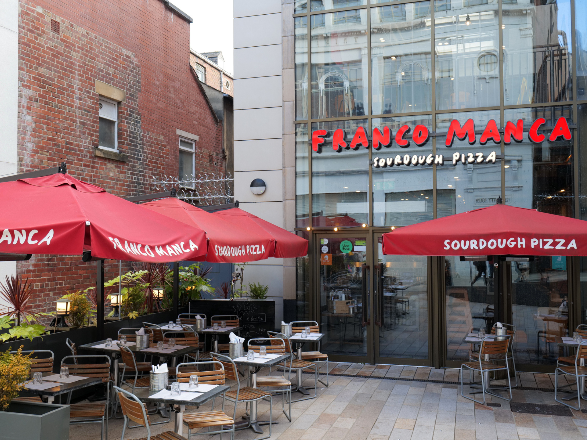 Marathon runners in London, Manchester, Leeds and Exeter can get a free pizza at Franco Manca