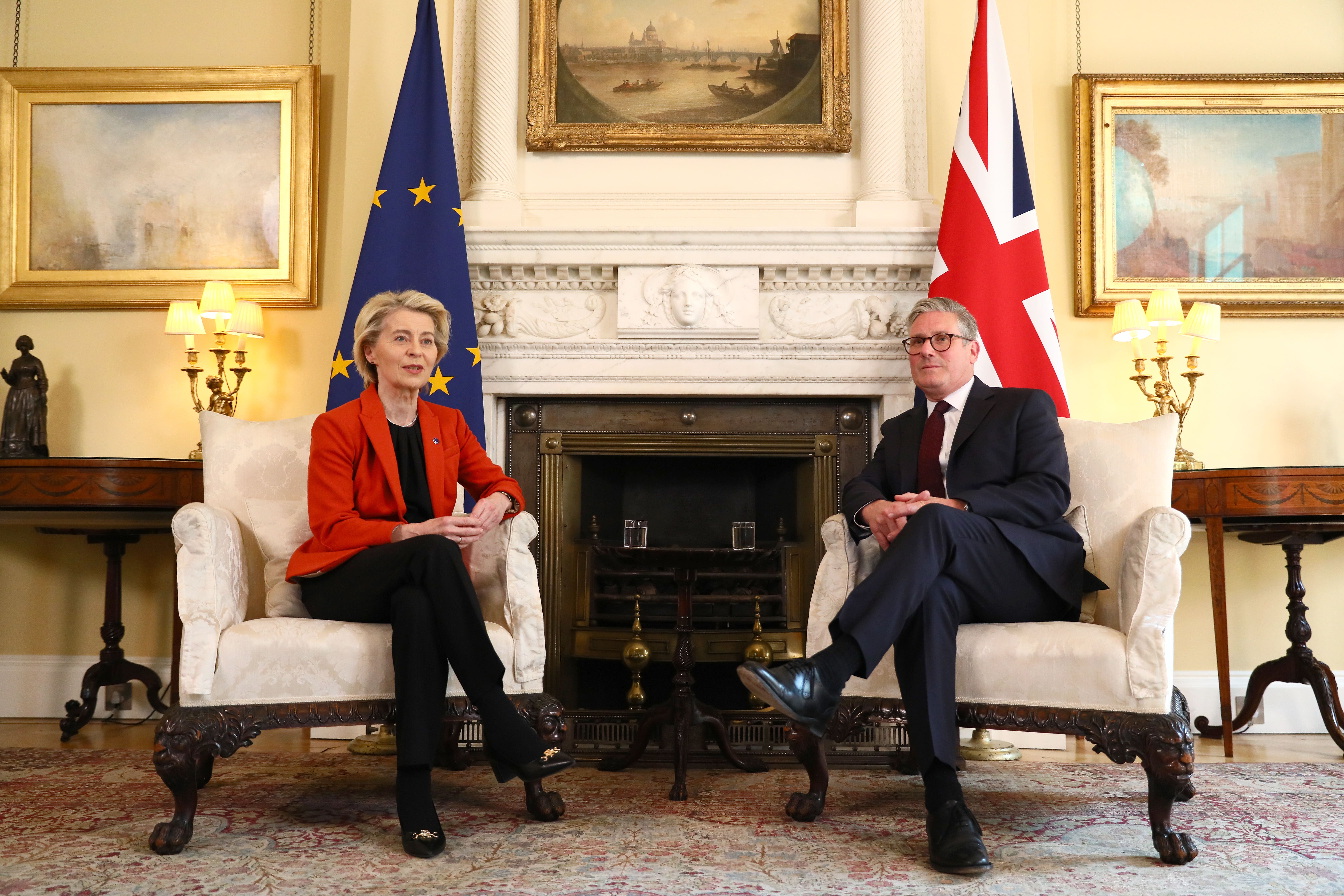 Sir Keir Starmer is pursuing a ‘reset’ in EU-UK relations (Alishia Abodunde/PA)