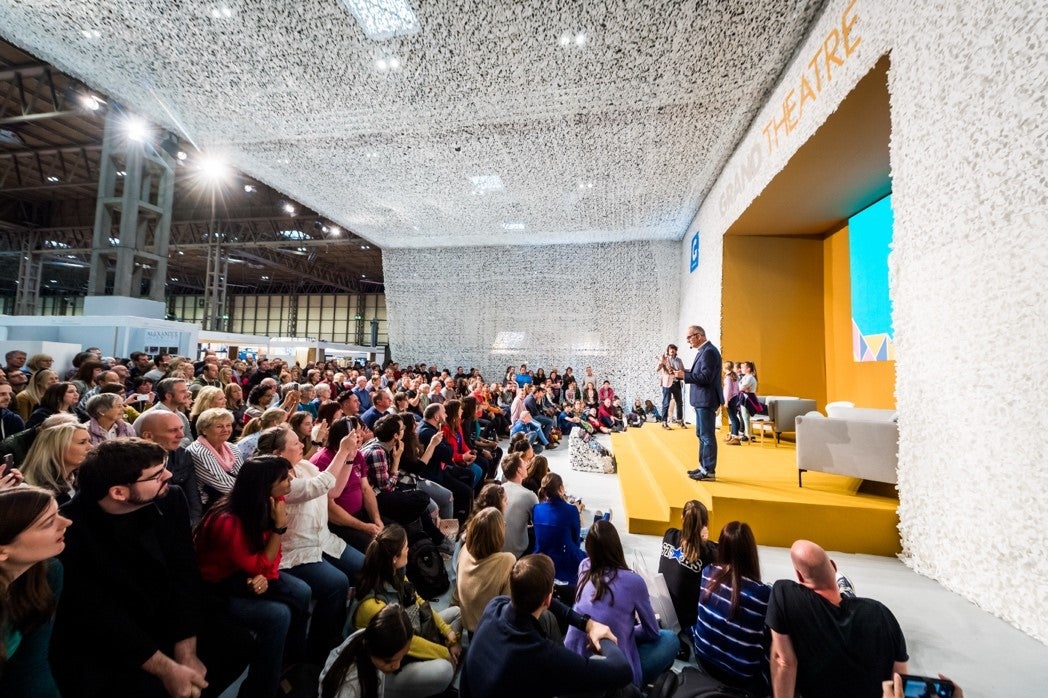 McCloud presents at last year’s Grand Designs Live