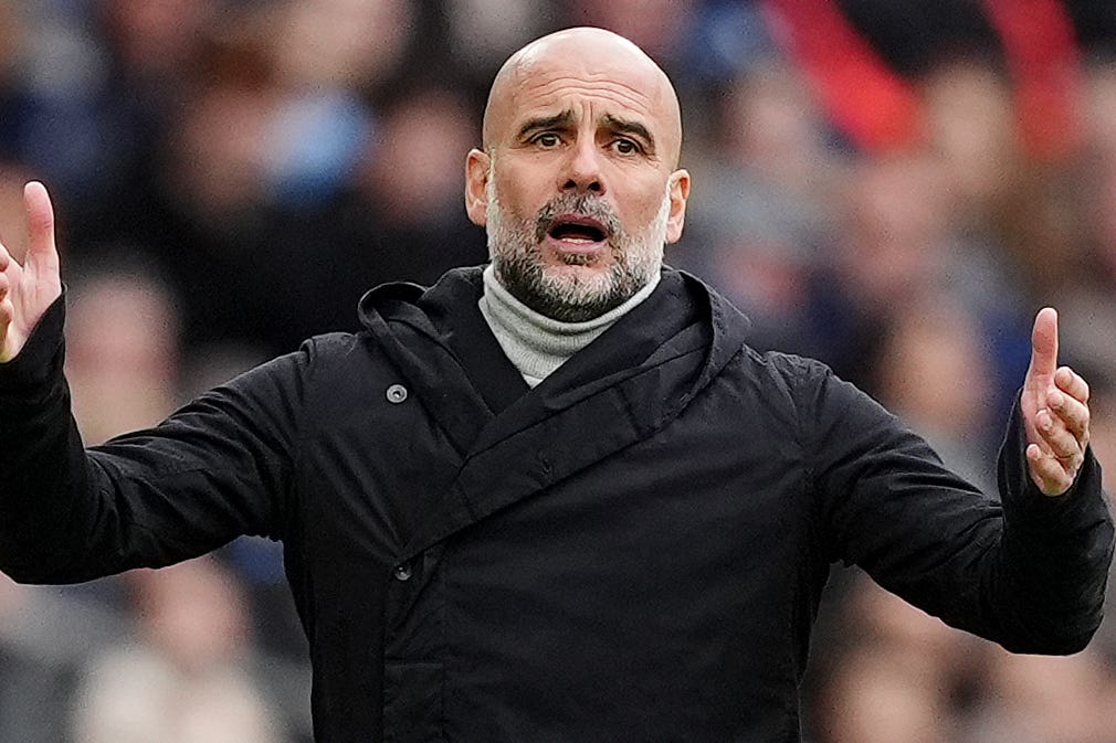 Pep Guardiola’s Manchester City moved into third in the table with victory over top-five rivals Aston Villa on Tuesday (Martin Rickett/PA)