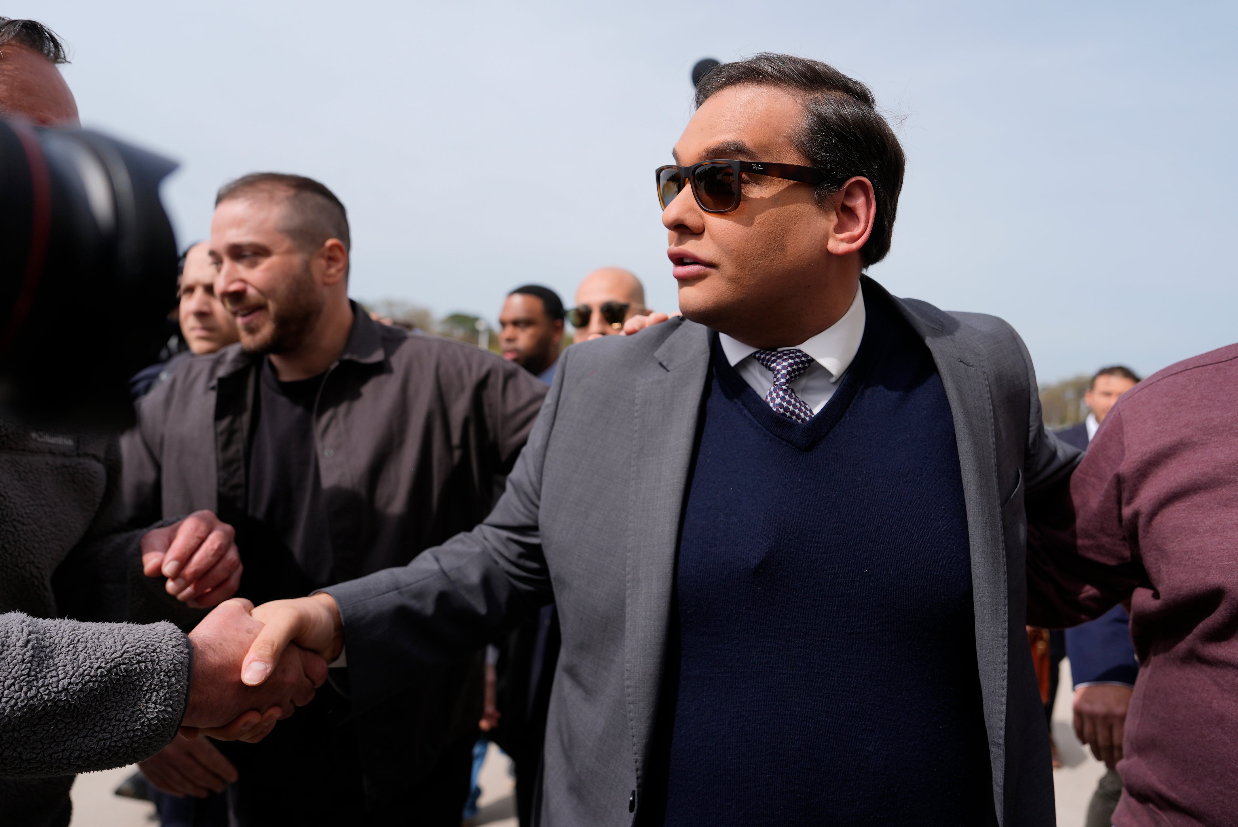 Santos believes a seven-year-long federal prison sentence is too harsh for the crimes he committed