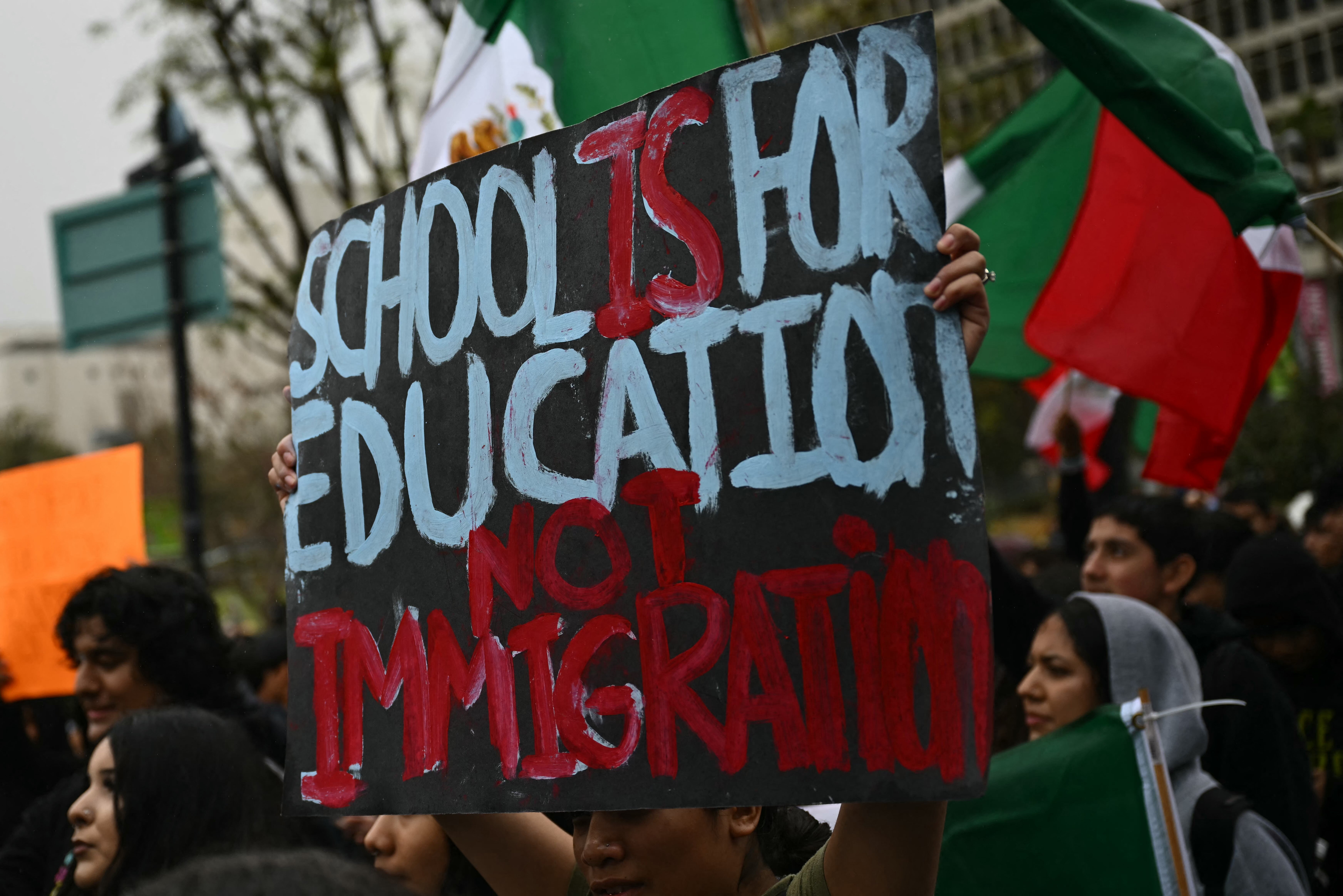 Students across the country had been protesting the Trump administration’s crackdown on student visas