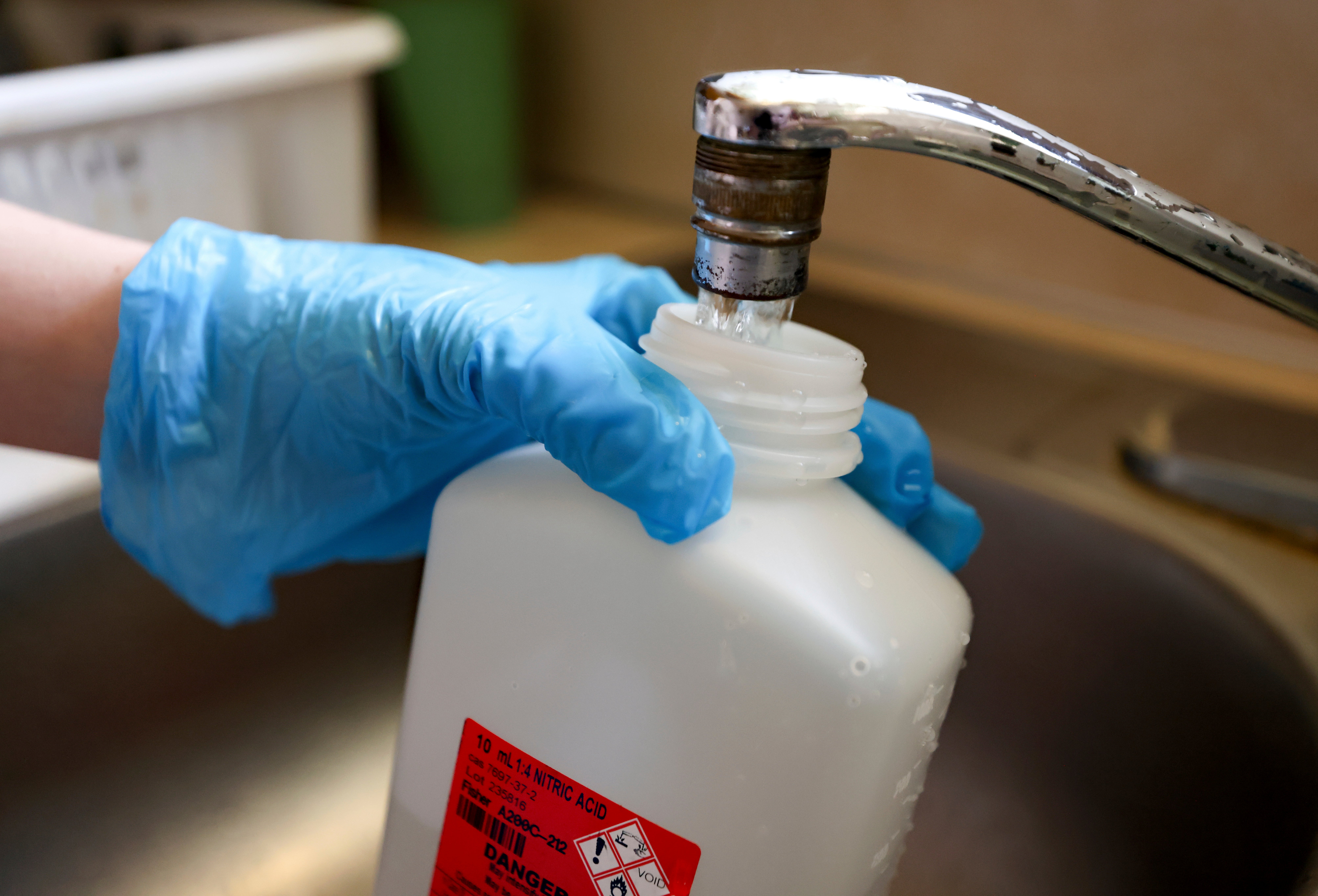 Radioactive Waste-Water Testing