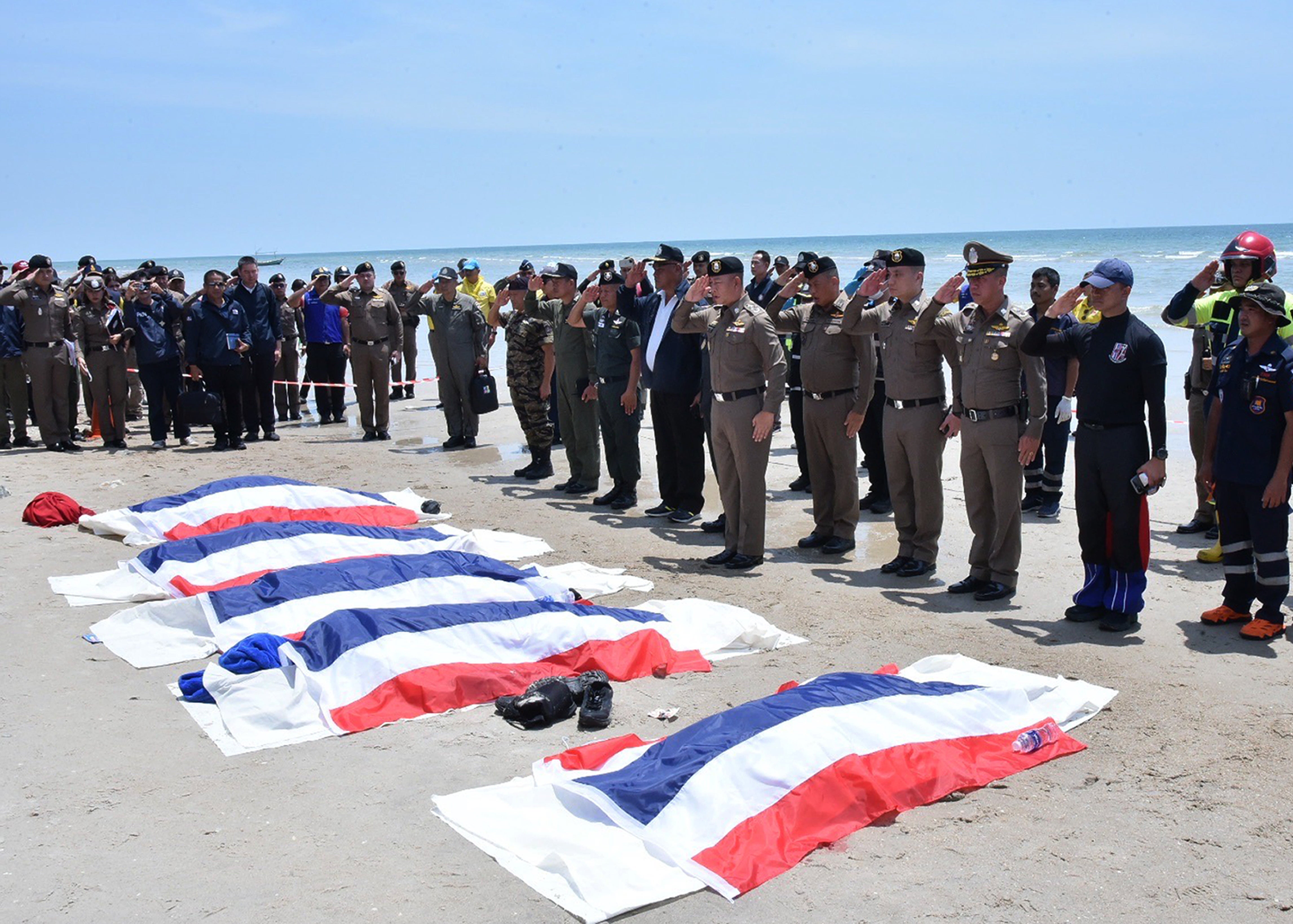 Six people were on board the plane