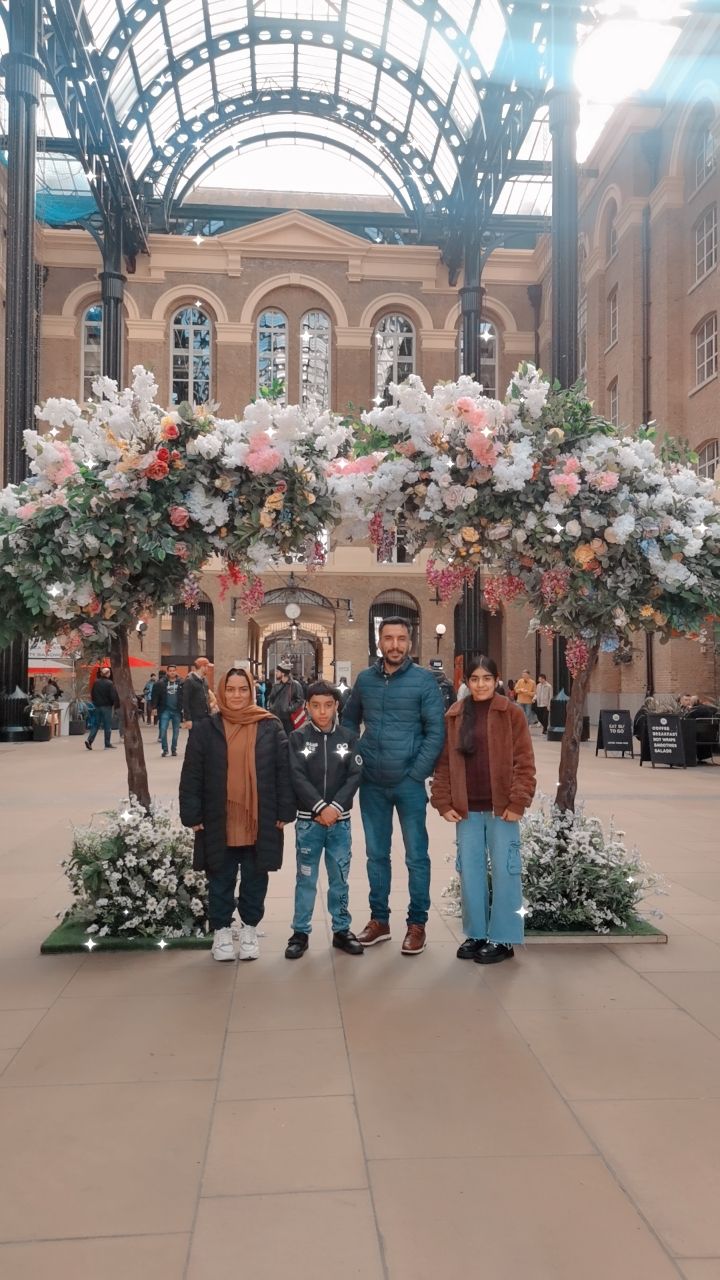 Hamidullah Fahim and his wife are in the UK, along with their two youngest children, but they are hoping they can be reunited with the two older ones