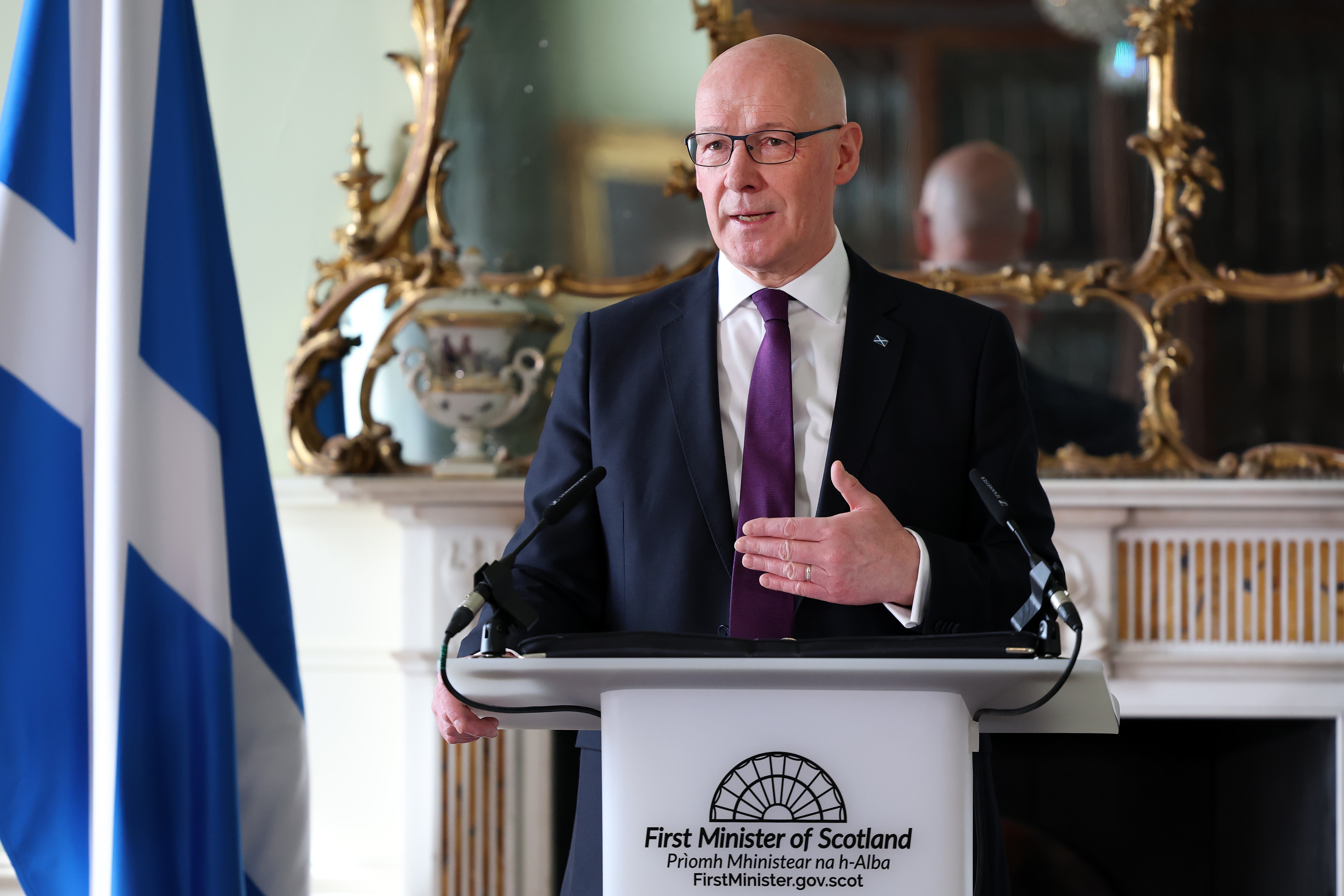 The First Minister will attend the funeral on Saturday (Jeff Mitchell/PA)