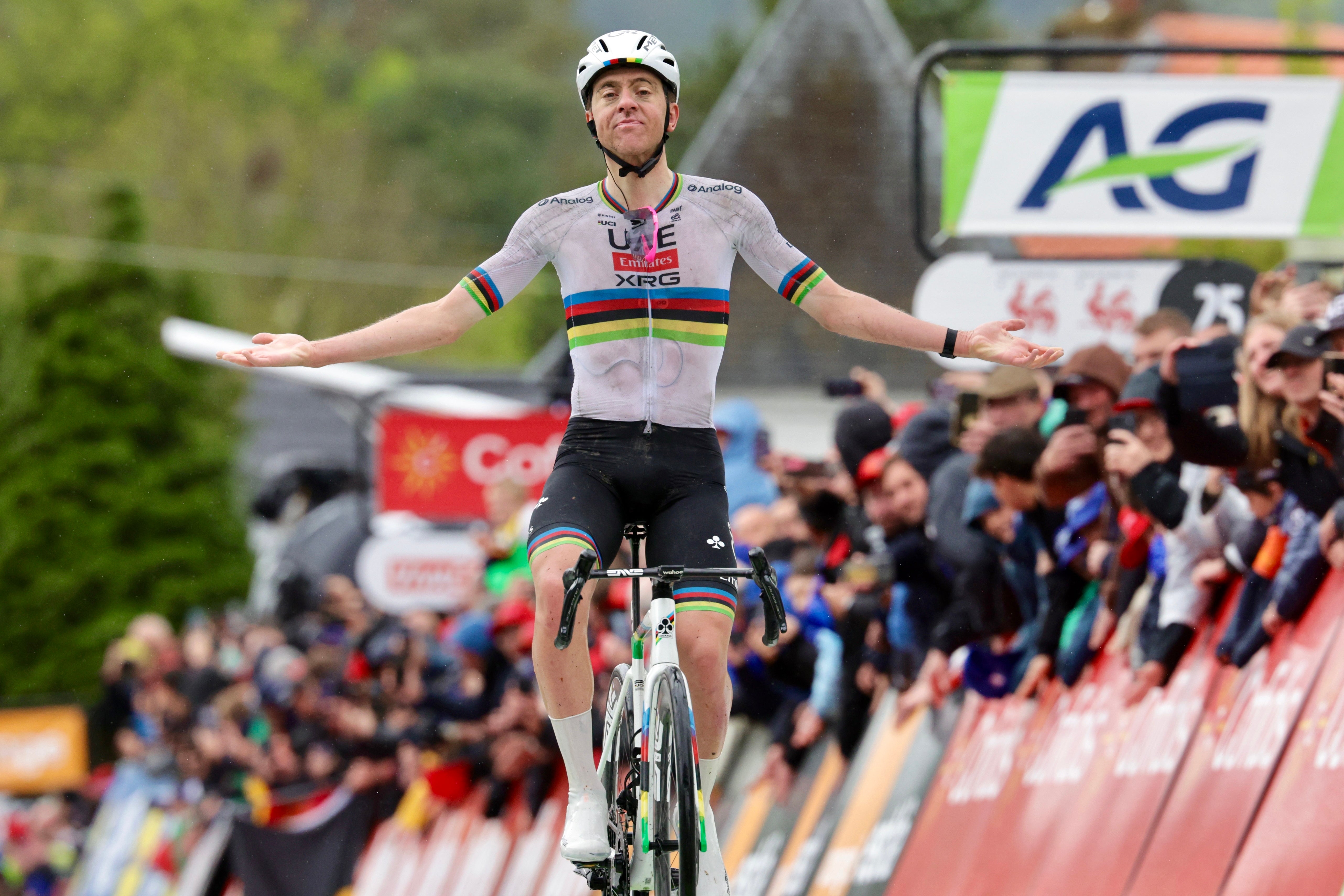 Pogacar was too strong for his rivals at Fleche-Wallonne on Wednesday