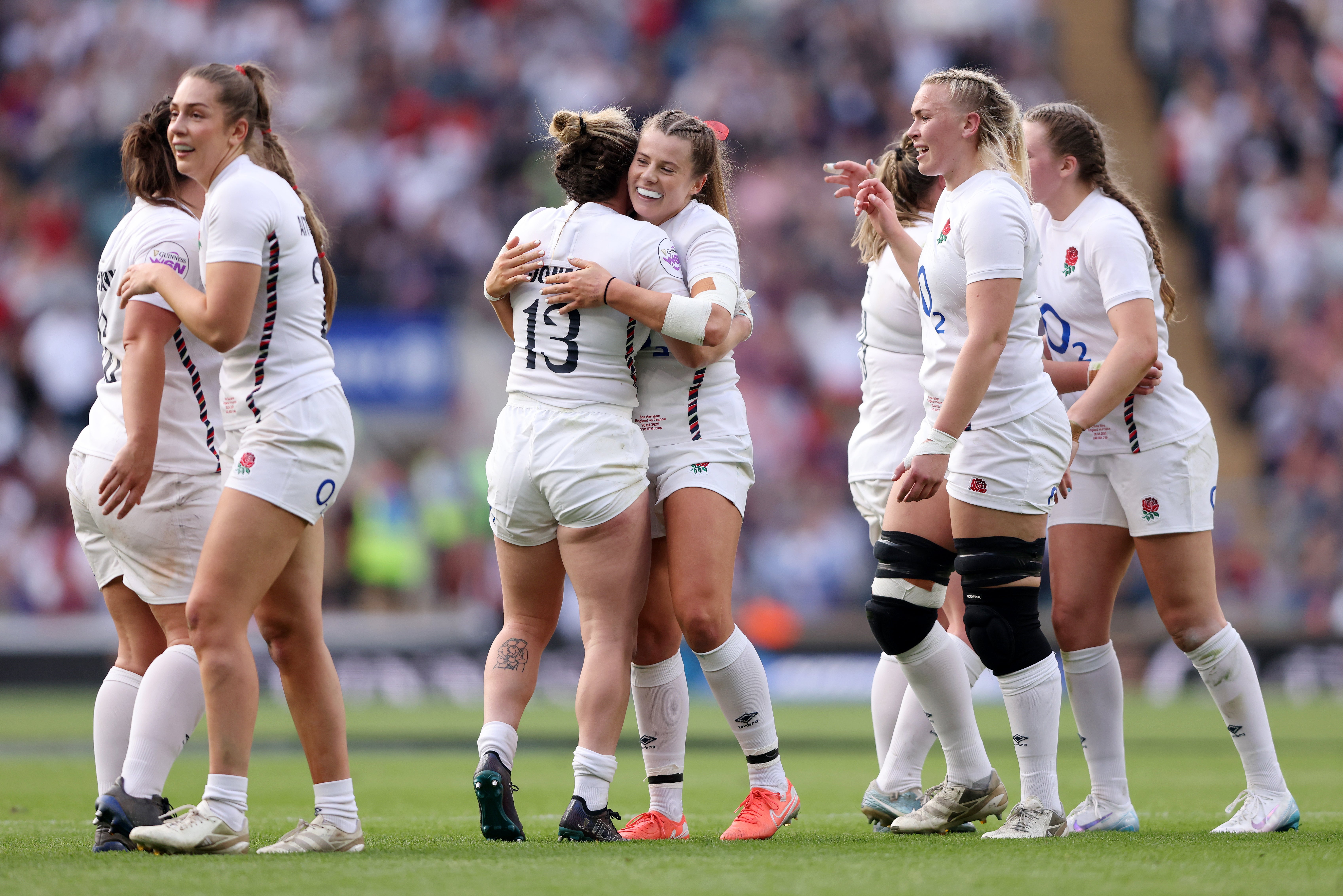 The Red Roses held on for a seventh consecutive title