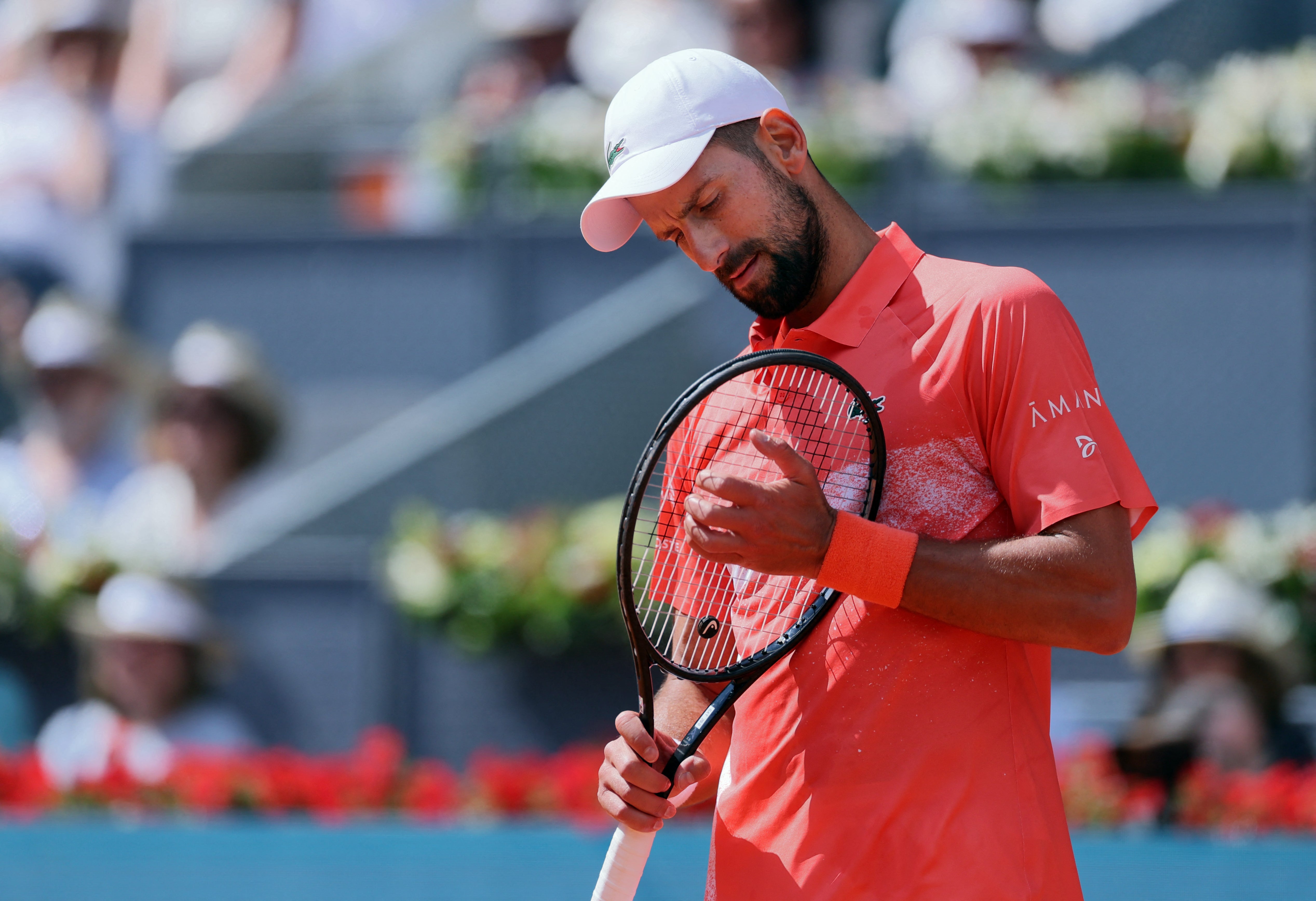 Novak Djokovic admitted his loss raised questions about his Madrid Open future