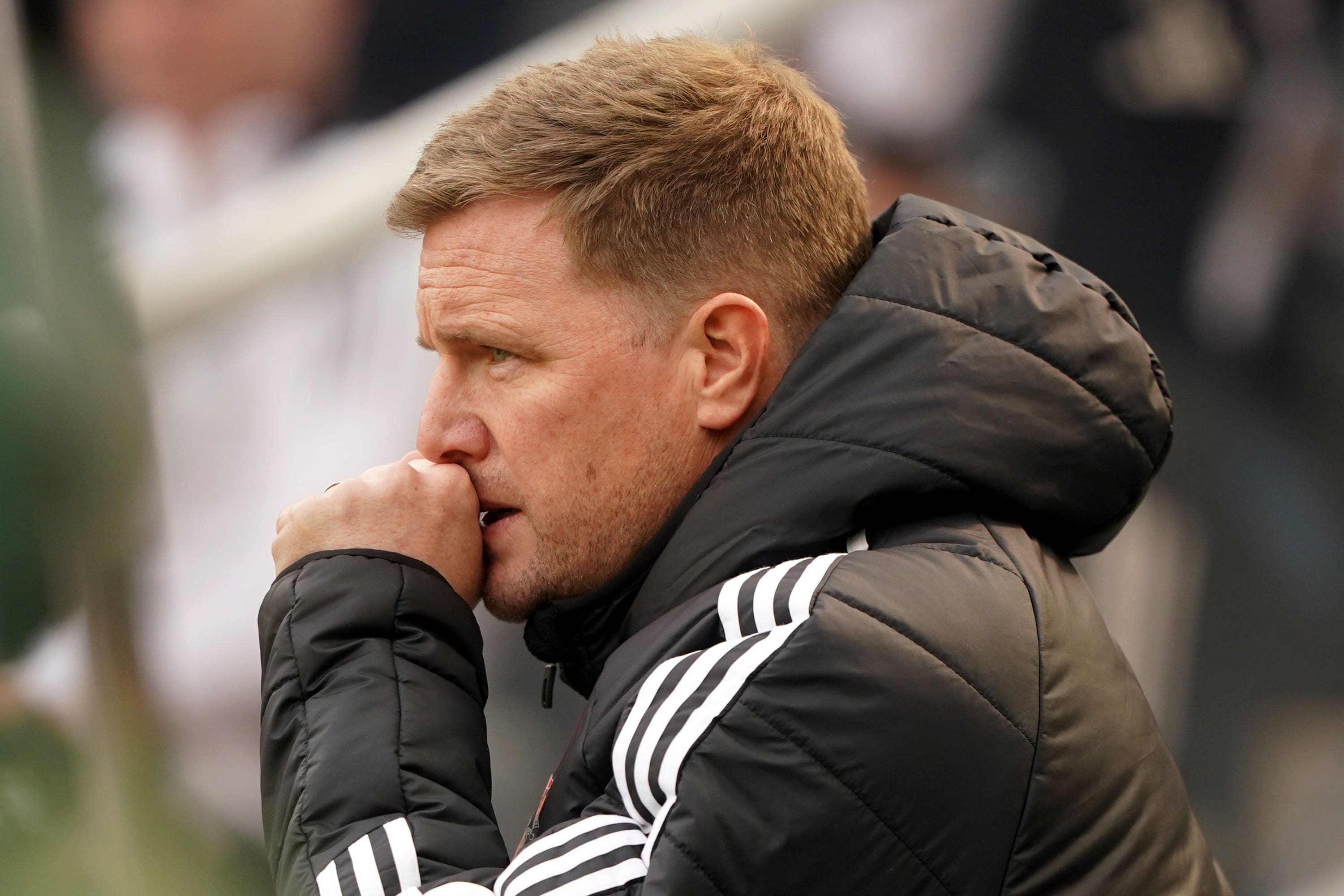 Newcastle boss Eddie Howe was back in the dugout for a 3-0 Premier League win over Ipswich after a bout of pneumonia (Owen Humphreys/PA)