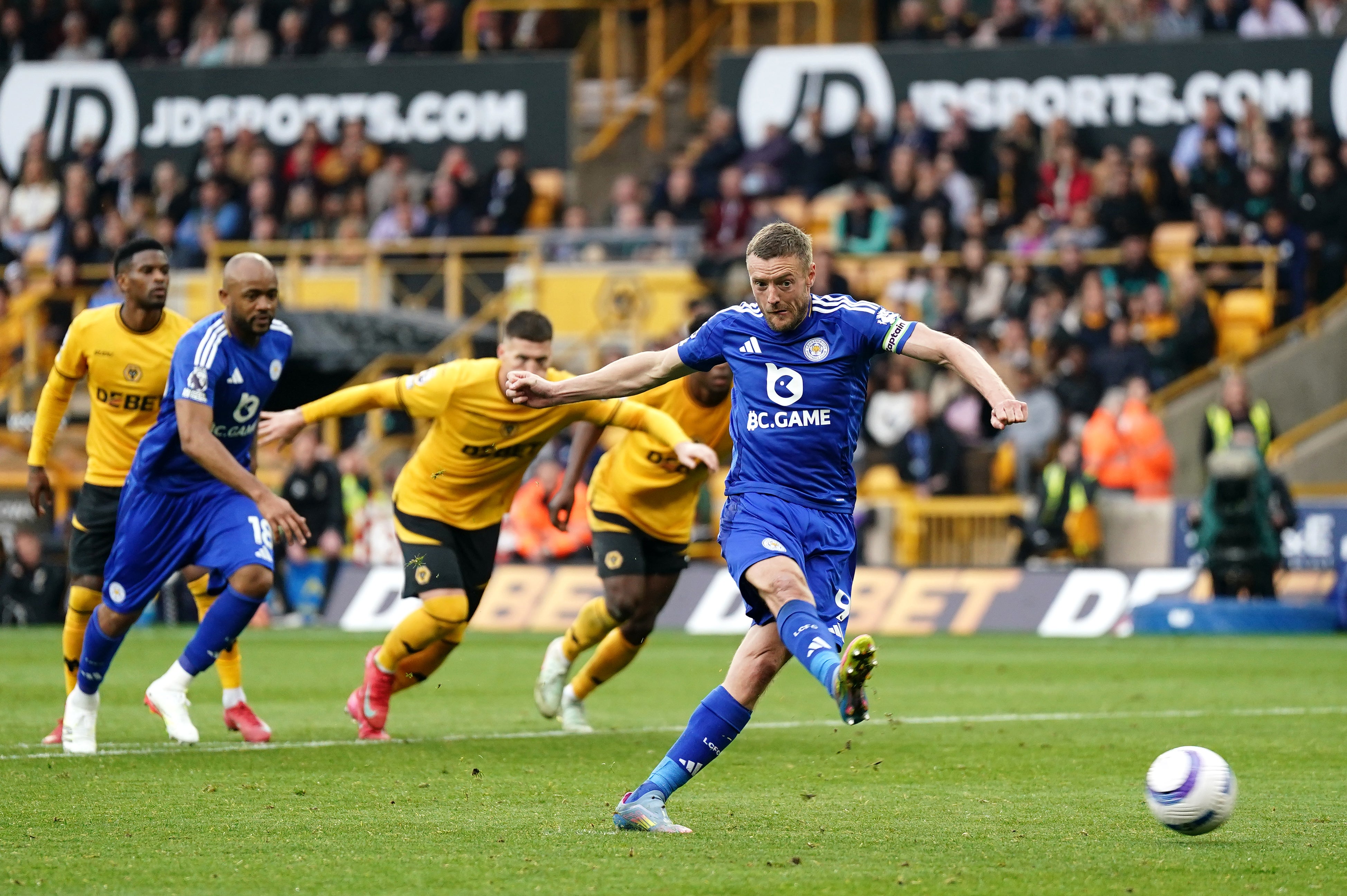 Jamie Vardy missed a penalty in defeat