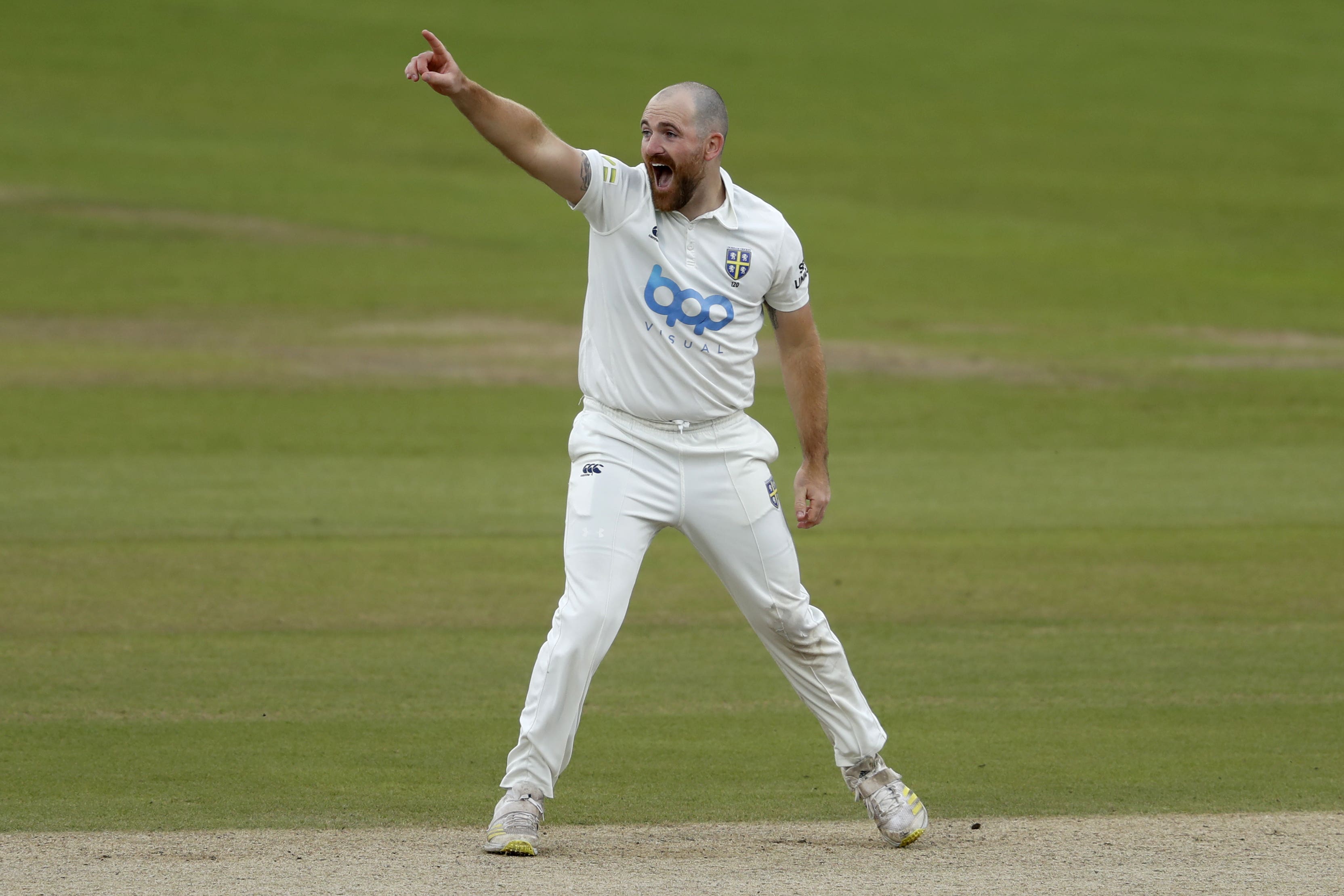 Ben Raine took four wickets as Durham earned their first win of the season (Will Matthews/PA)