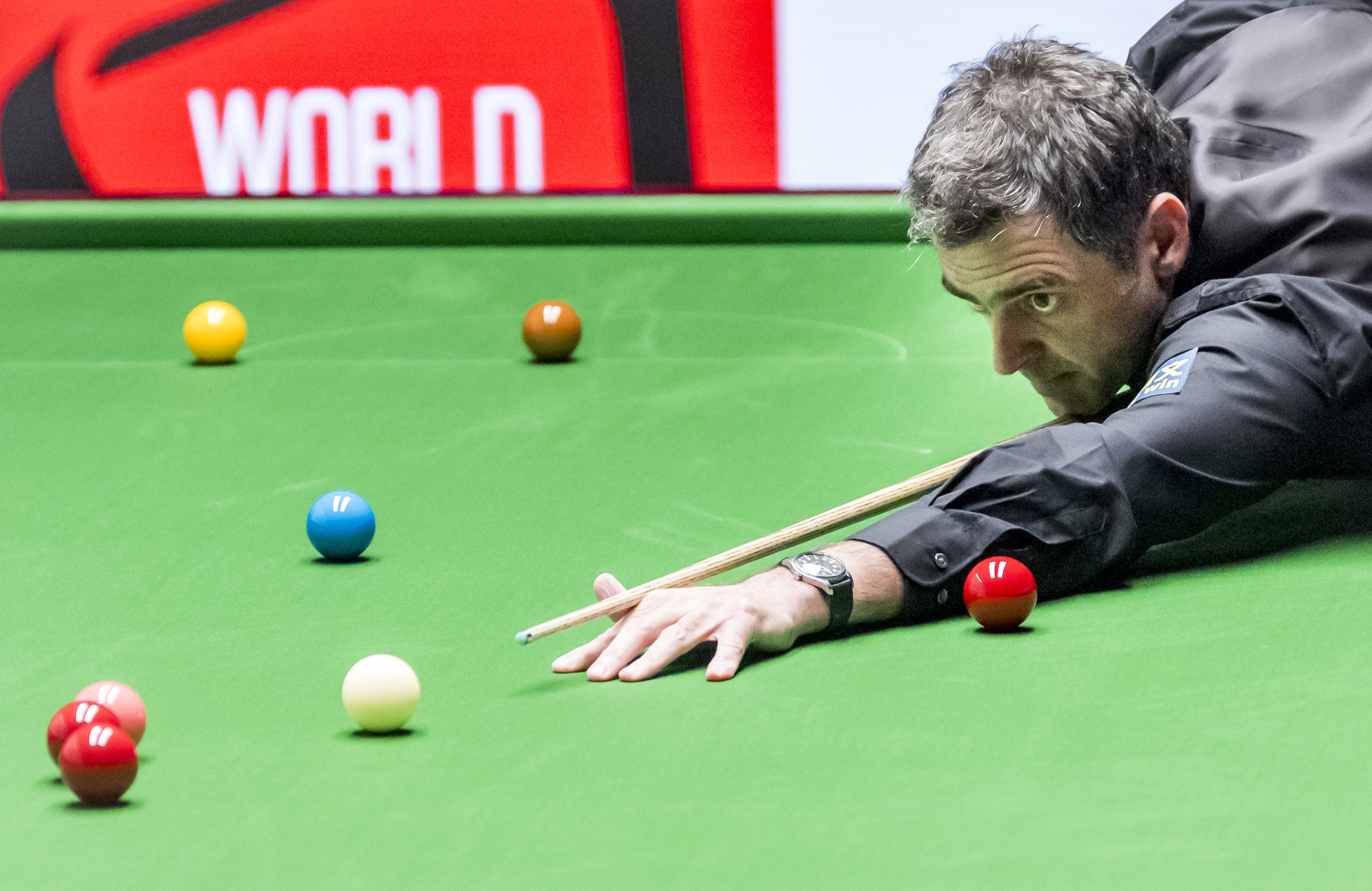 Ronnie O’Sullivan got off to a strong start against Pang Junxu