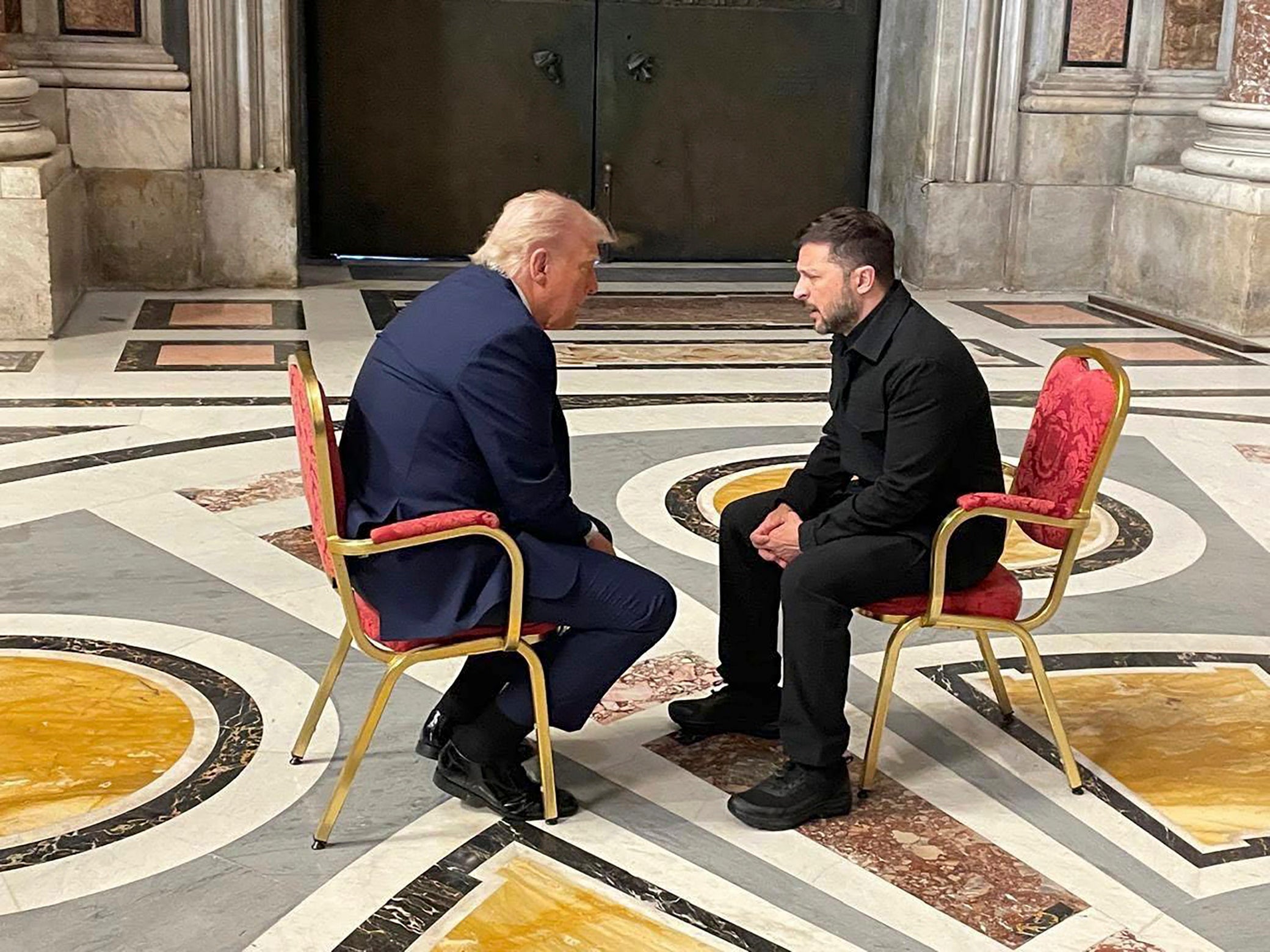 Trump met with Zelensky in St. Peter’s Basilica, but few details about their discussion were shared