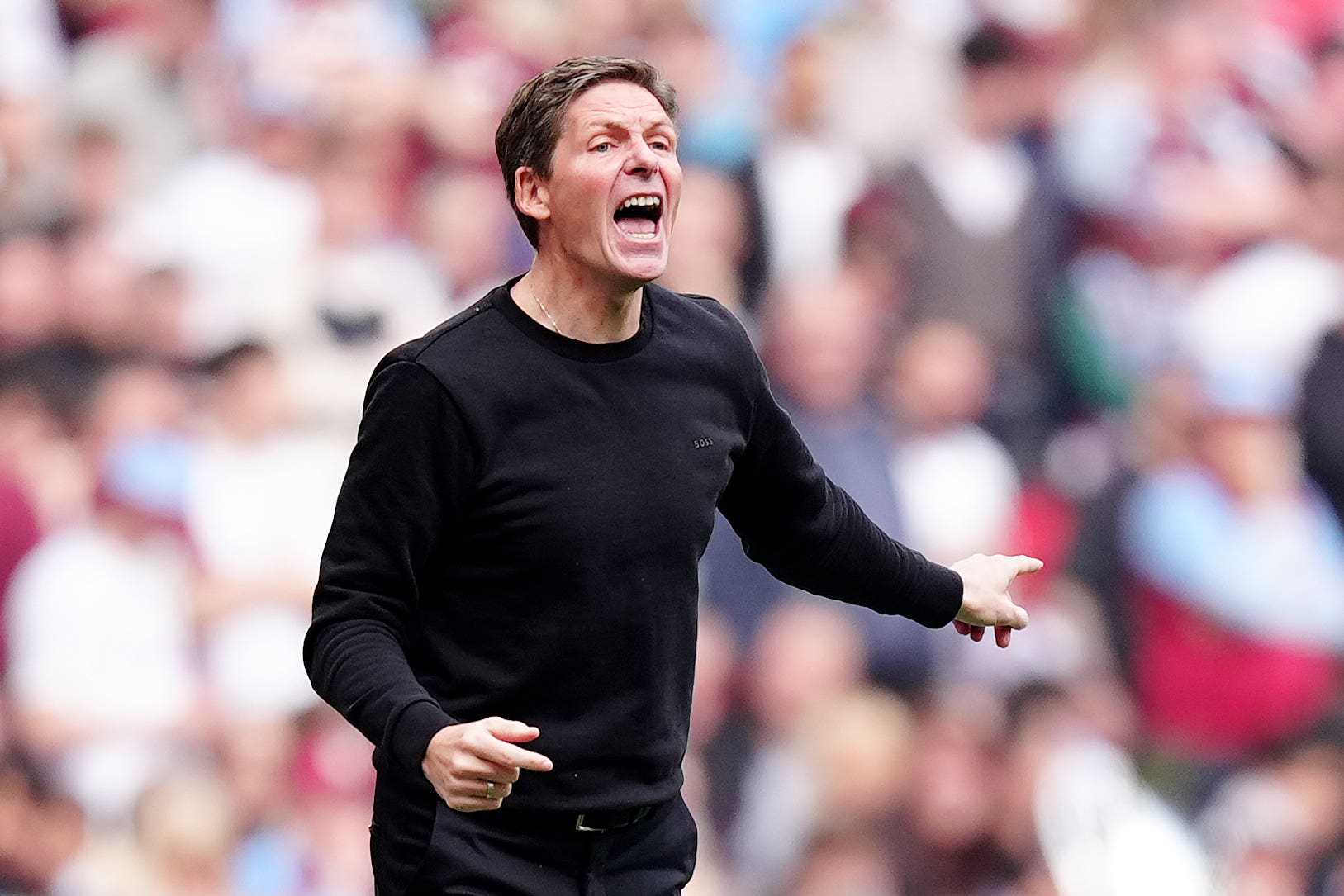 Oliver Glasner’s Crystal Palace are into the FA Cup final (Mike Egerton/PA)
