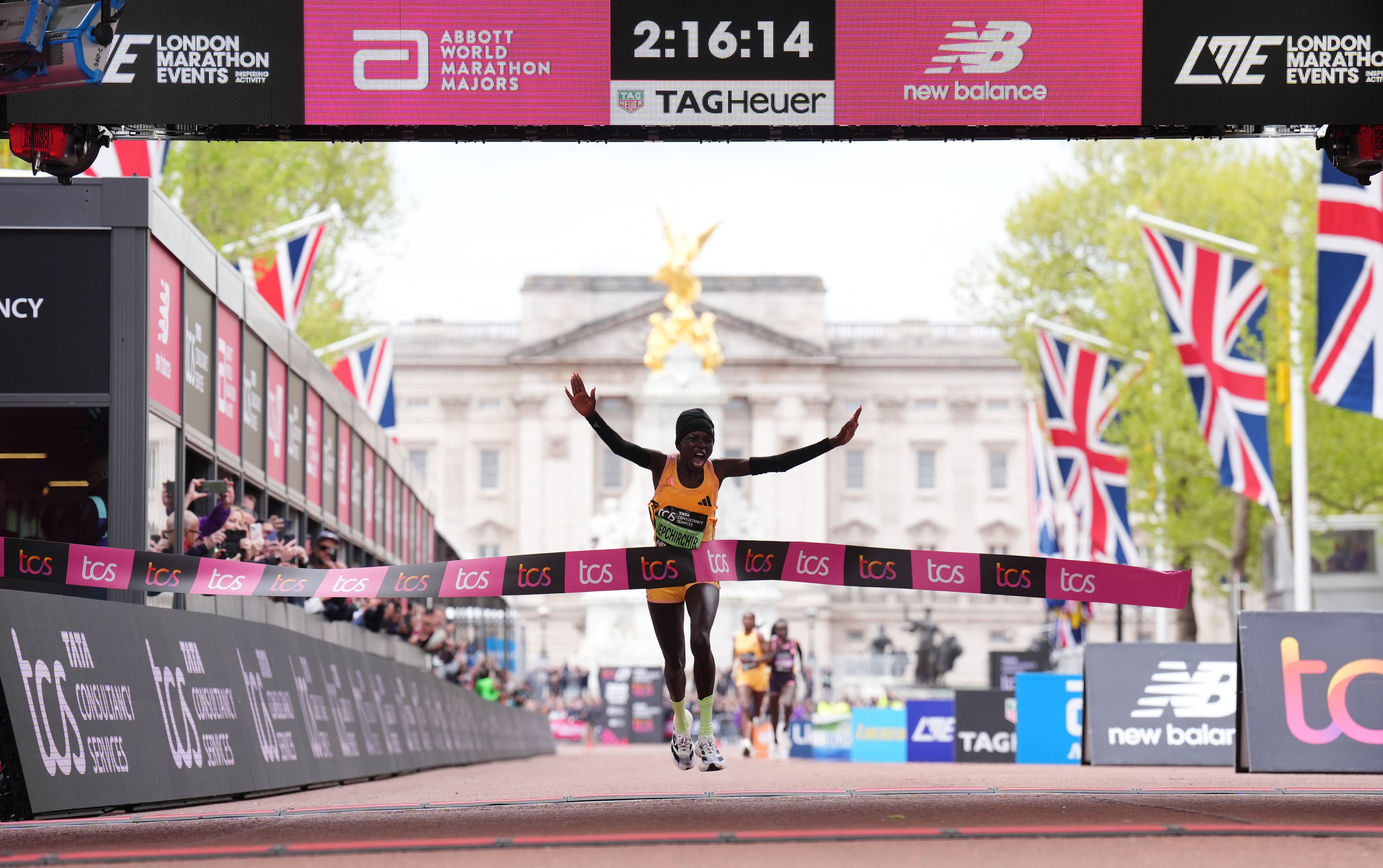 Peres Jepchirchir won the women’s elite race in 2024