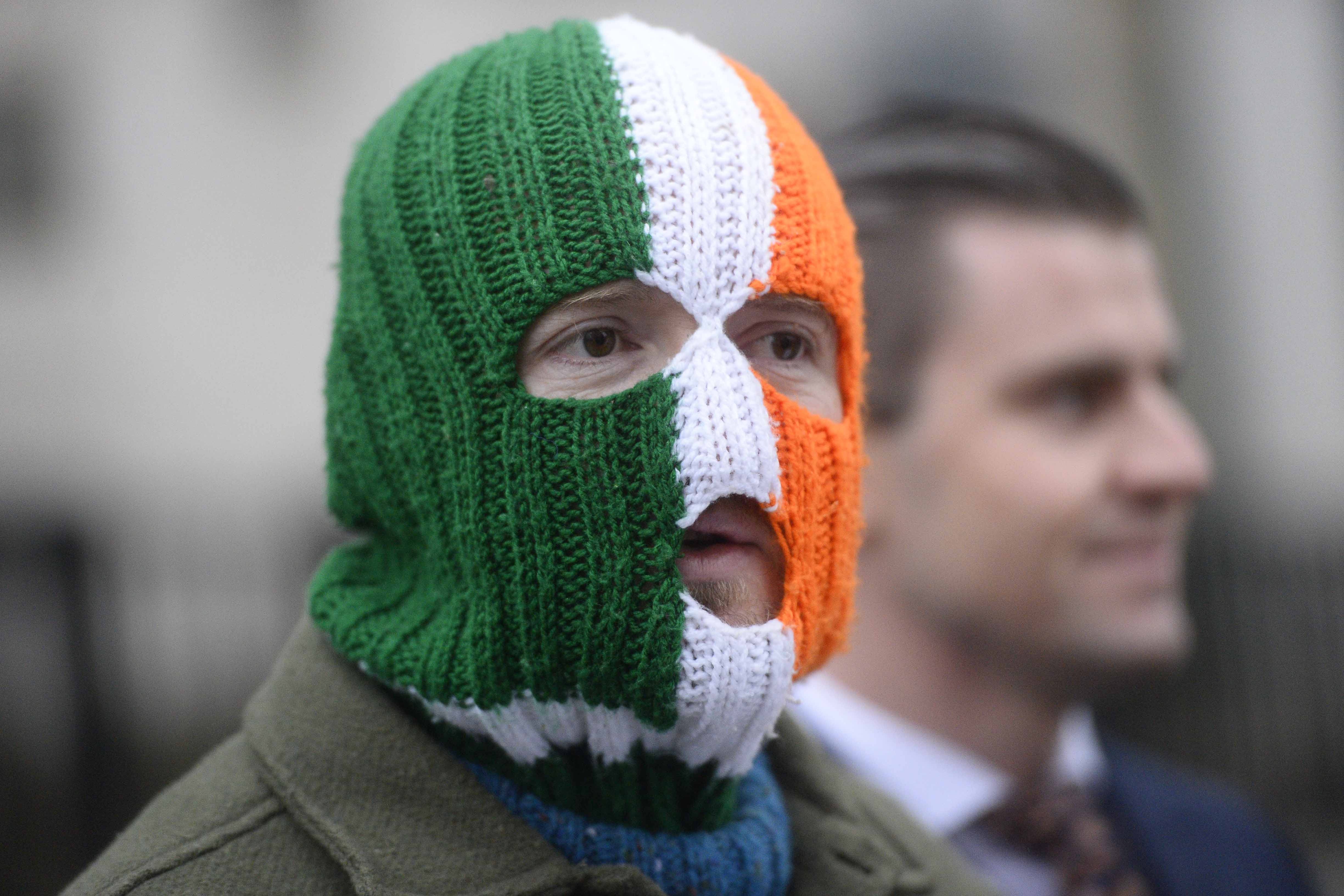 JJ O’Dochartaigh, also known as DJ Provai, of the Belfast-based rap group Kneecap (Mark Marlow/PA)