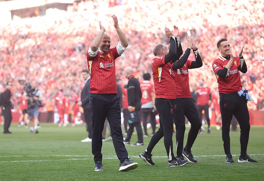 Arne Slot has won the Premier League in his first season as Liverpool manager