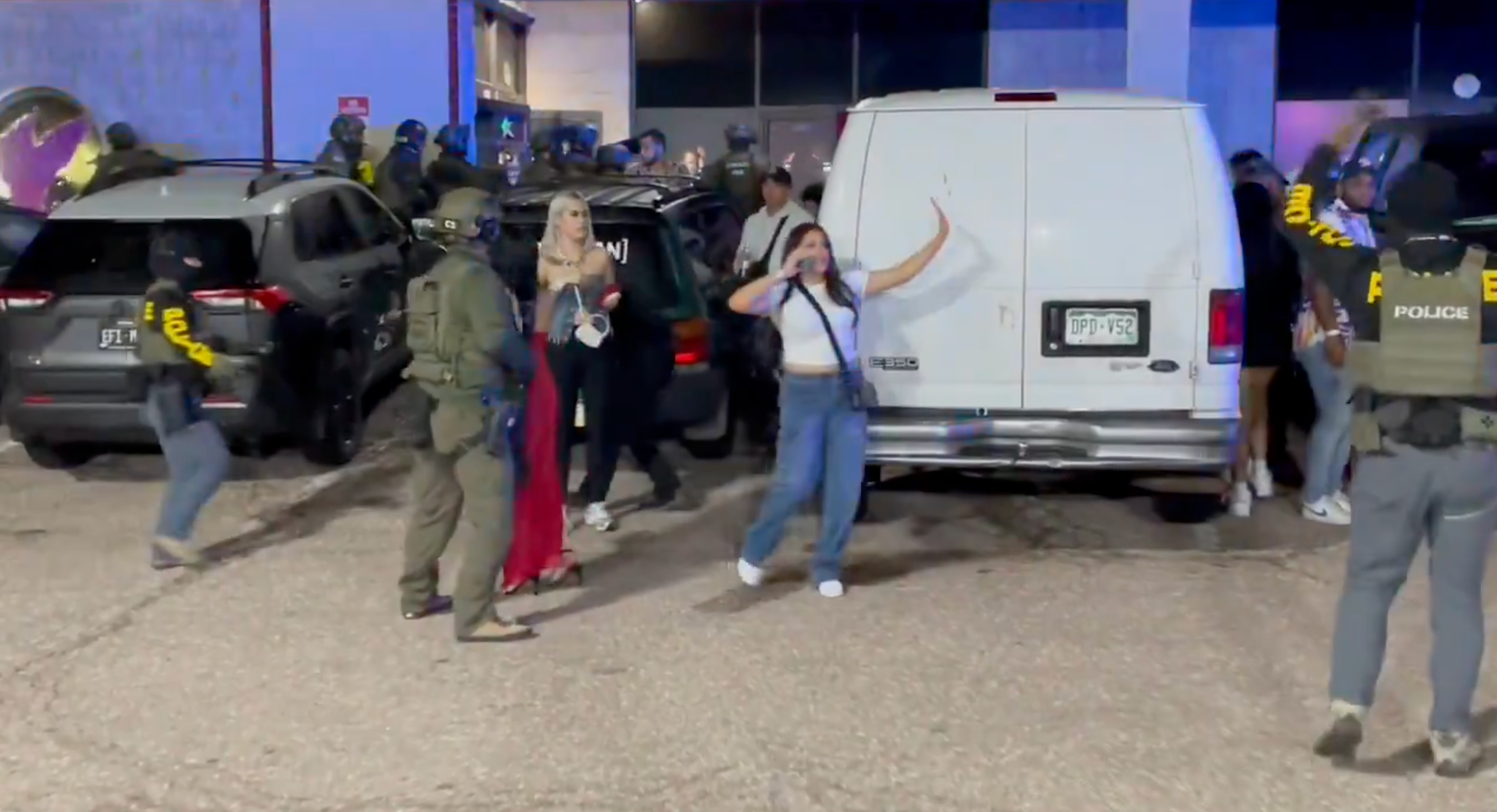 At least 114 people were arrested and placed on buses for ‘processing and likely eventual deportation,’ DEA said