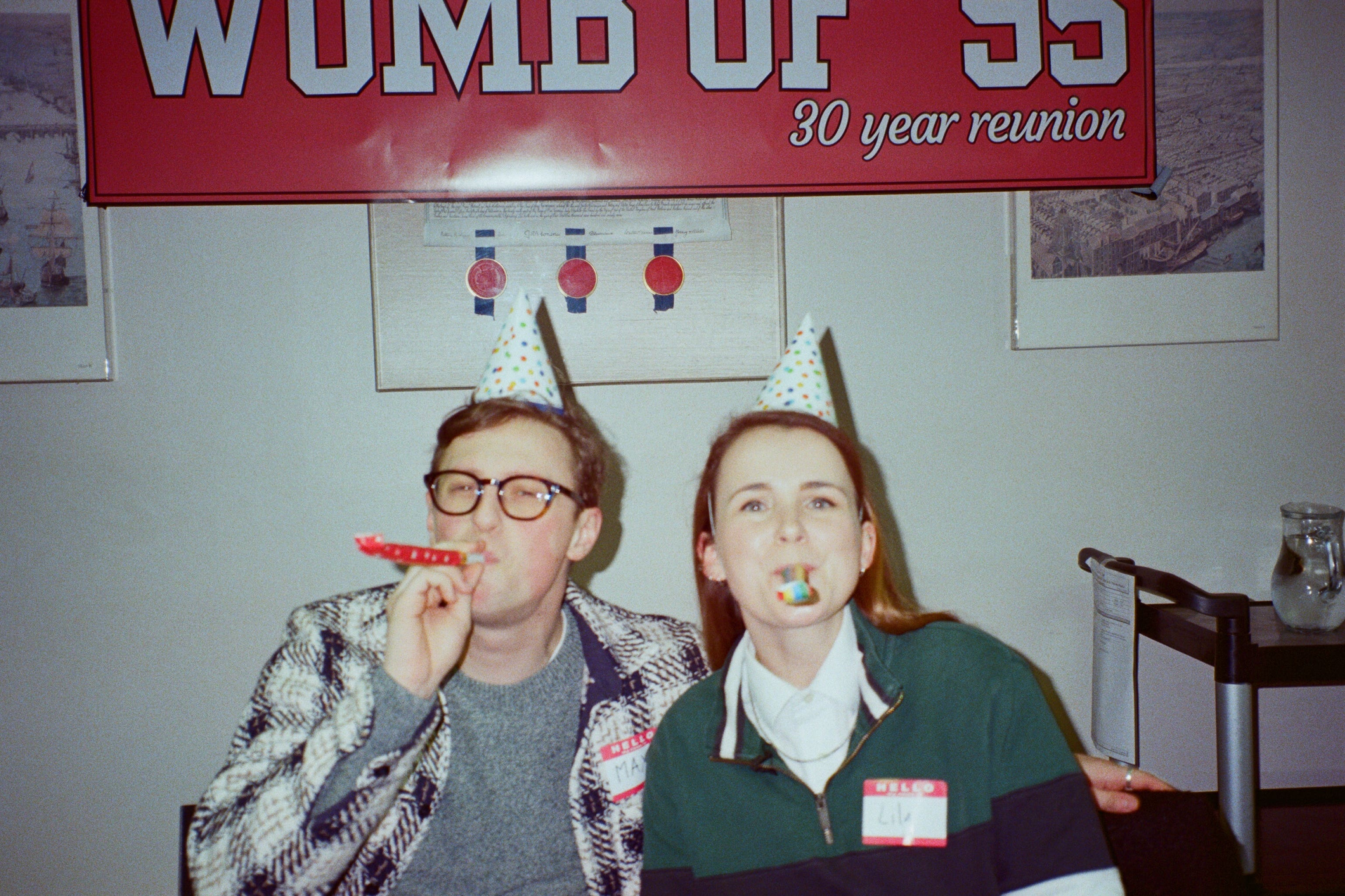 Max Fosh and Lily Hunter celebrate their birthdays (Molly Williams/PA)
