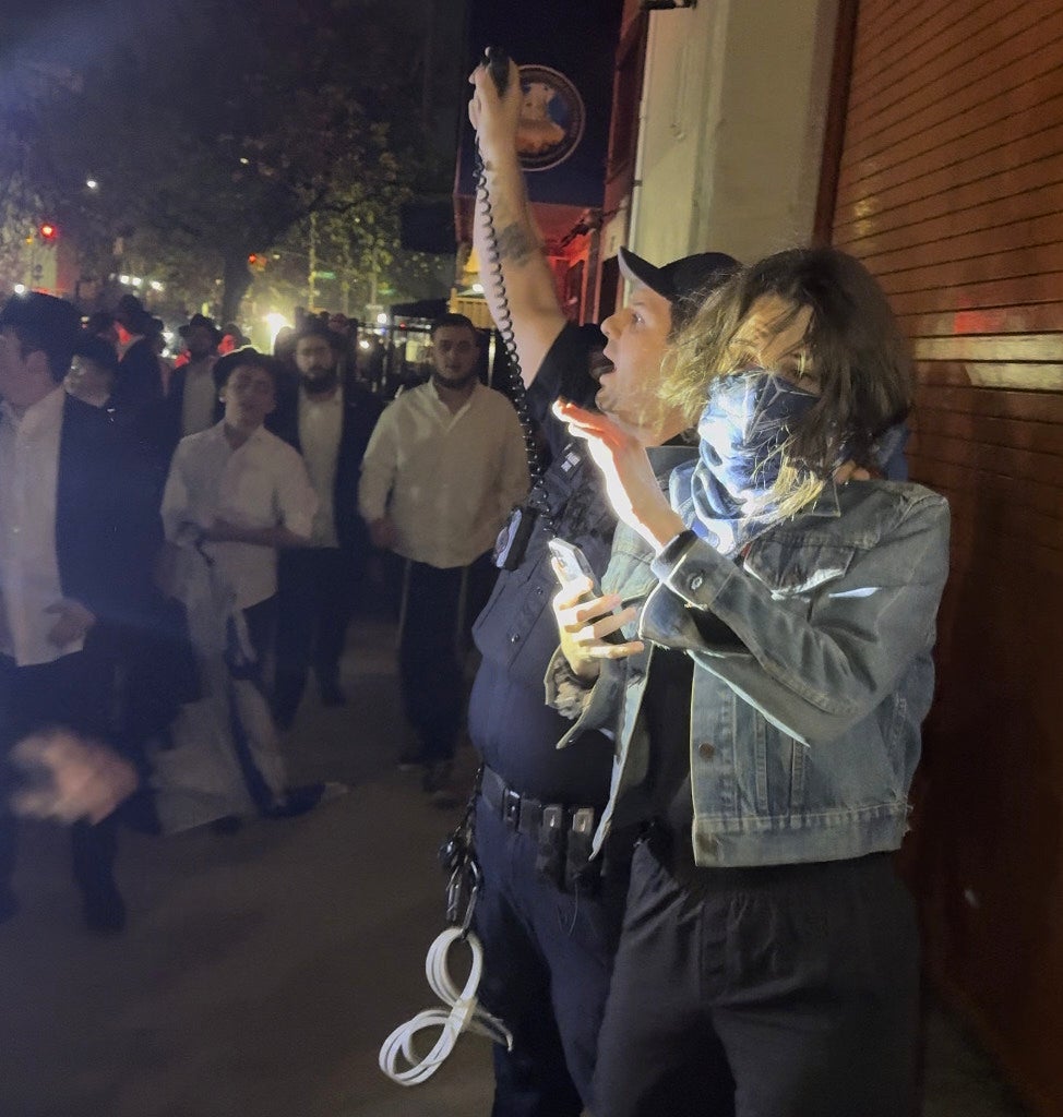 Israeli Minister Woman Chased