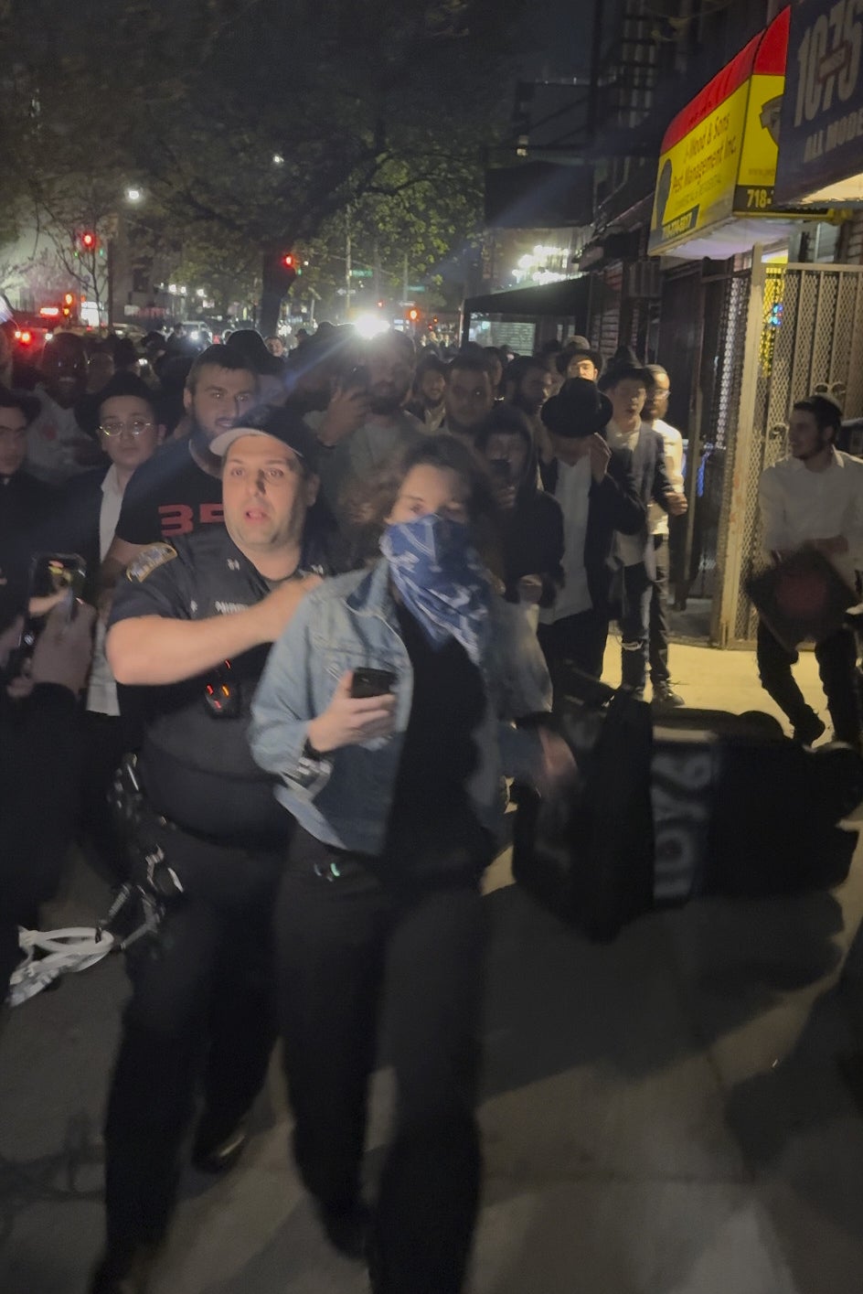 Israeli Minister Woman Chased