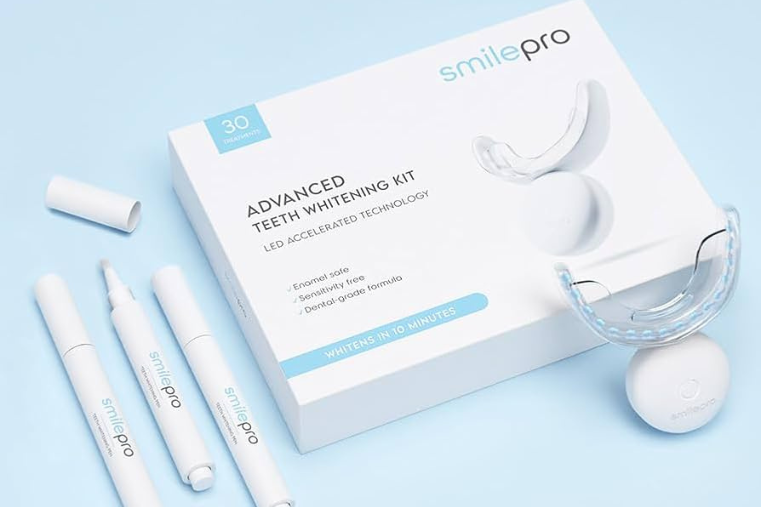 smilepro advanced teeth whitening kit review indybest
