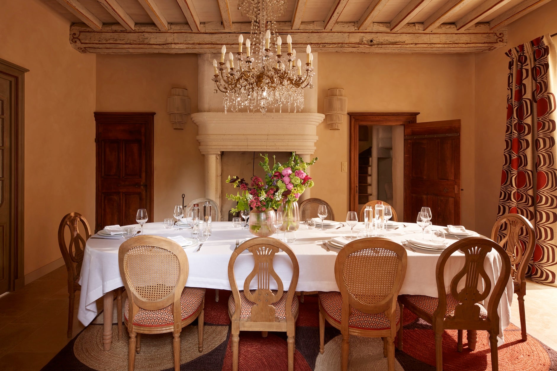 At Château de Chanet, a private chef serves a locavore menu made with seasonal ingredients