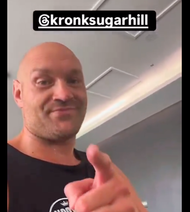 Tyson Fury says ‘you know what’s coming’ after reuniting with coach in the gym