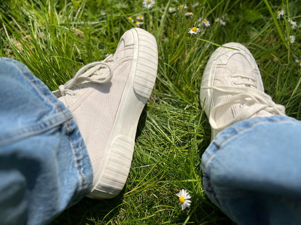 Superga 2631 stripe platform organic natural dye