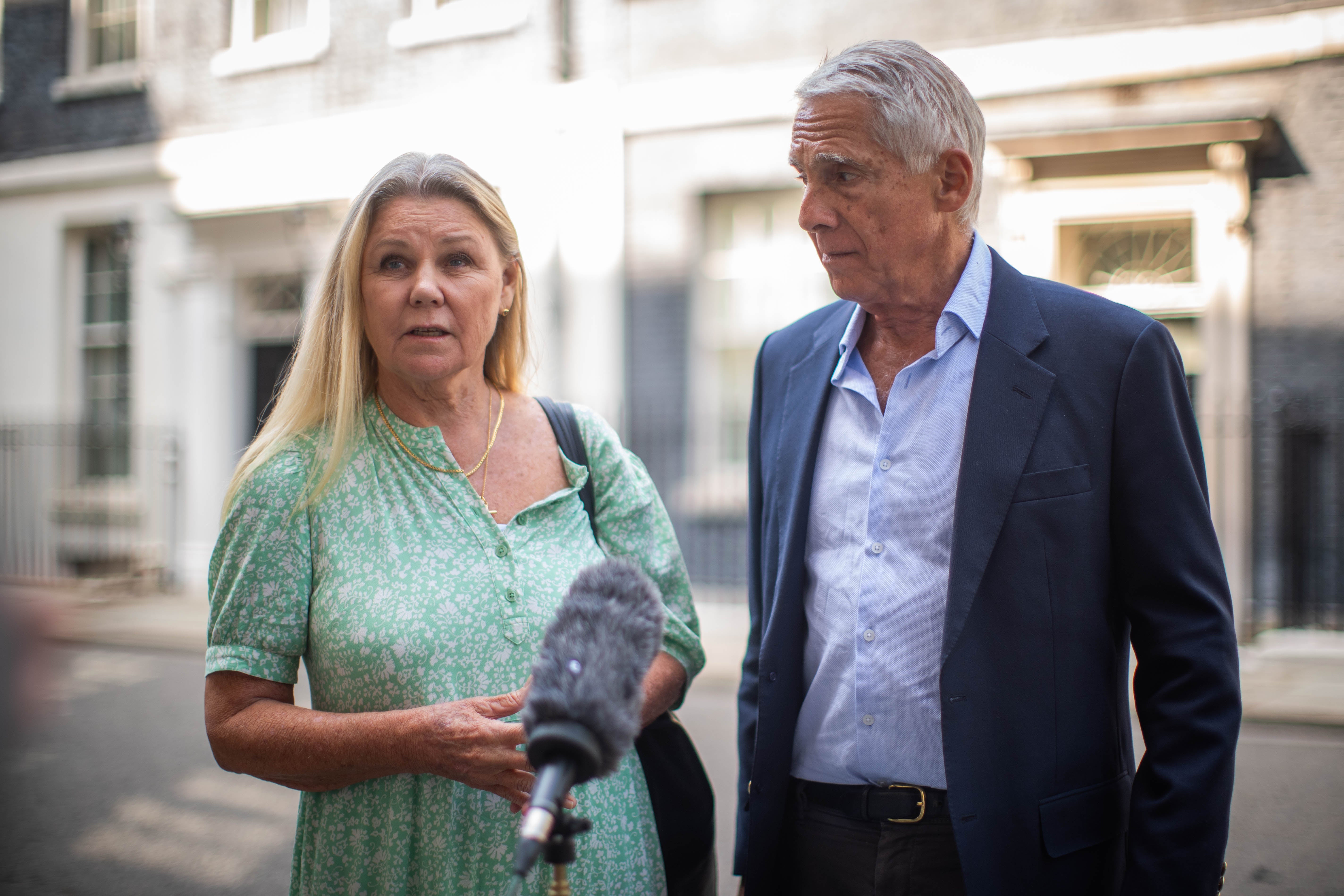 Heather Cornelius and Chris Pagett have called on Sir Keir Starmer to do more to secure Ryan Cornelius’s release