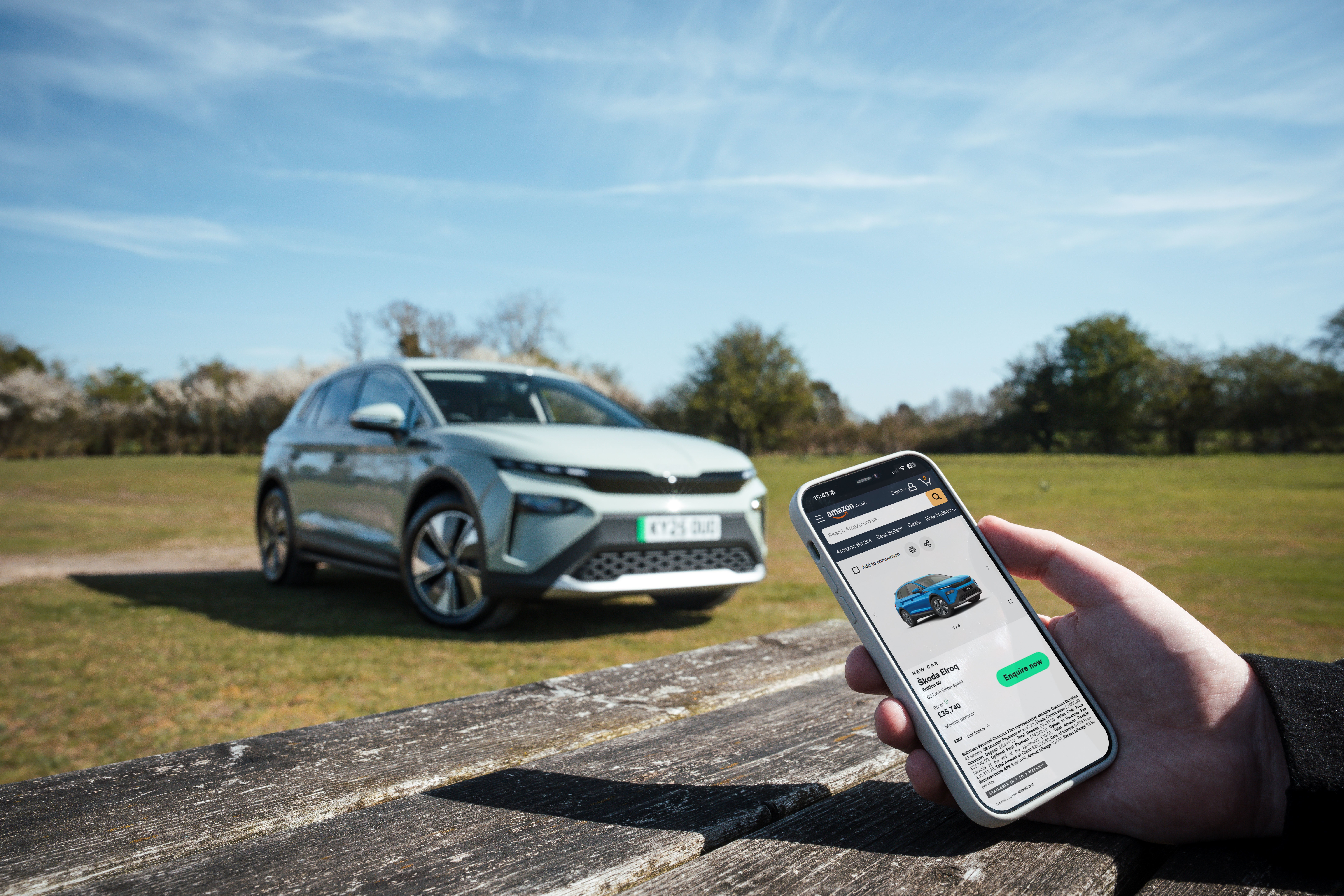 Electric car showroom now on Amazon