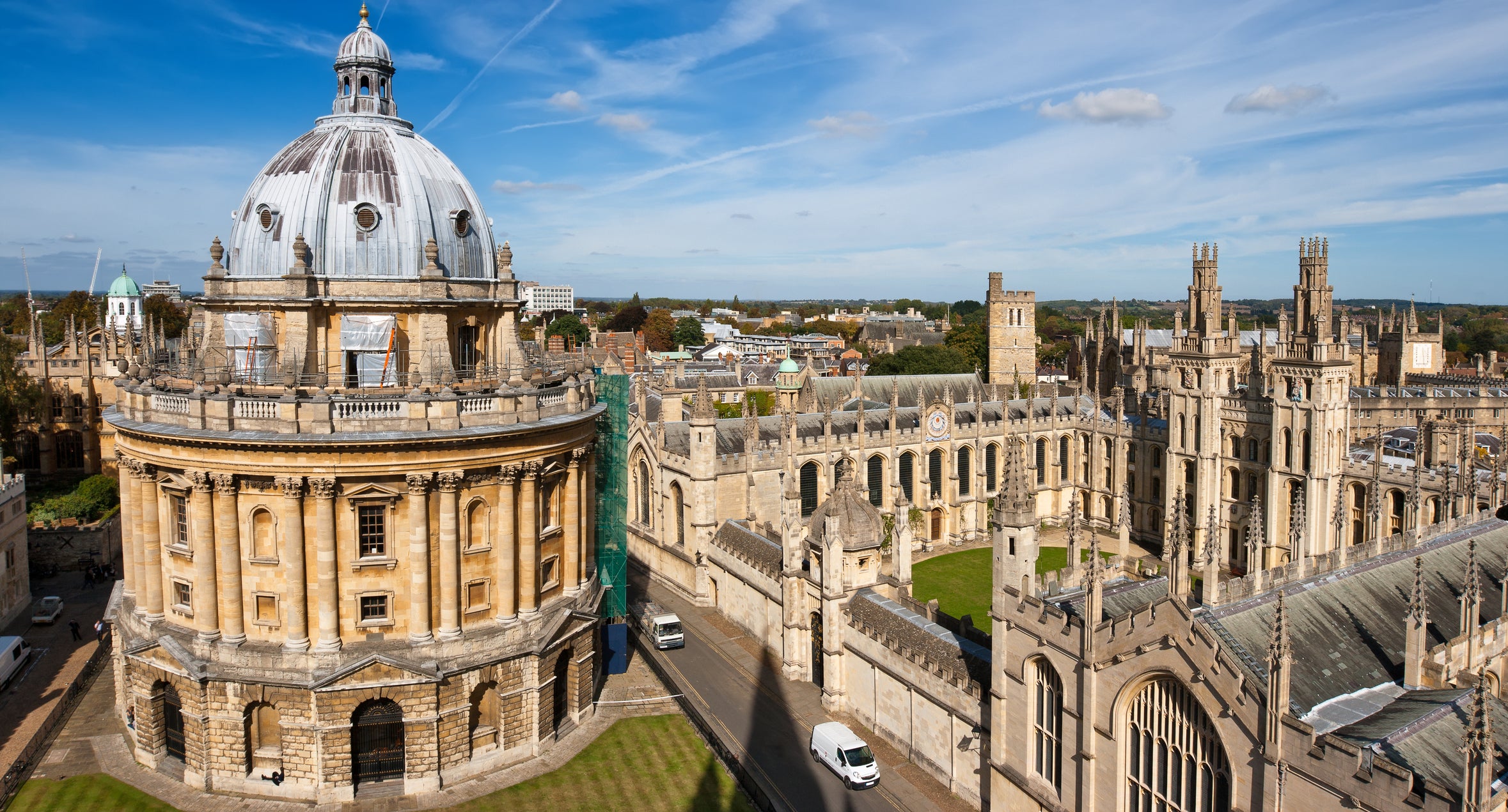 Oxford’s Radcliffe Camera library and All Souls College