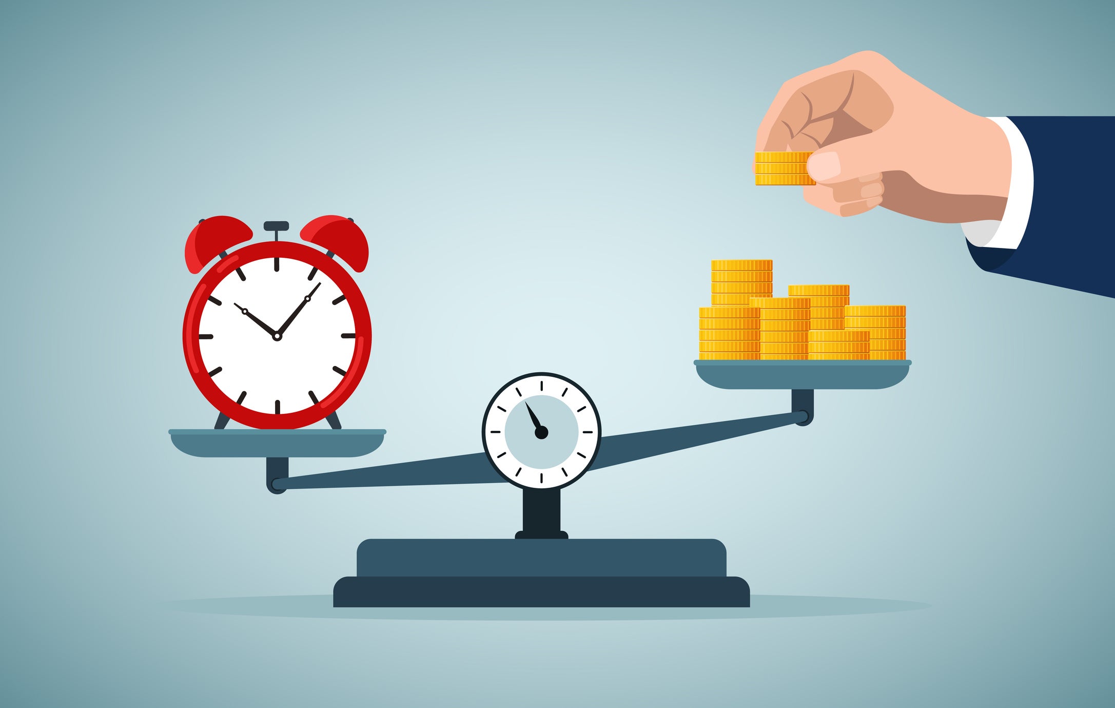 Time is money: Investors with a long-term horizon might prefer shares