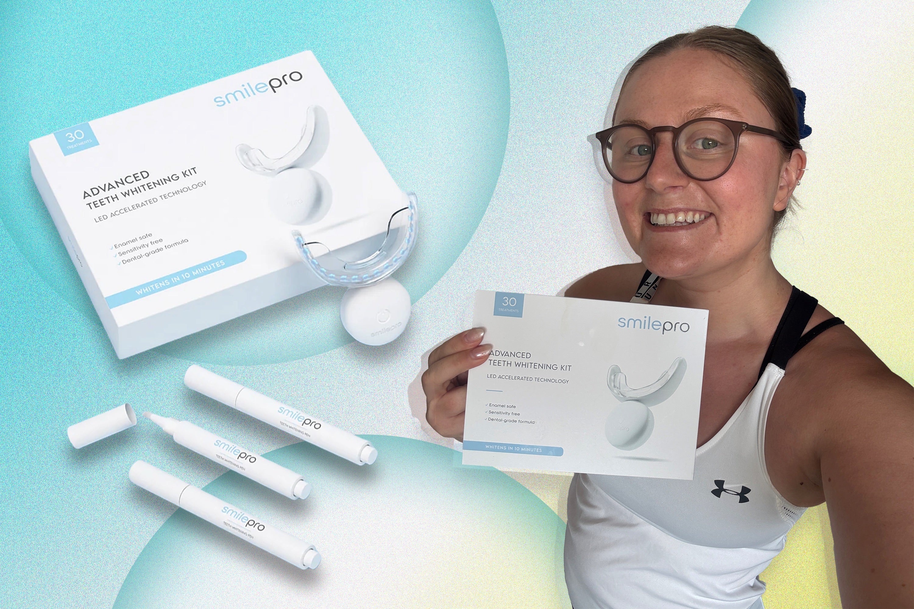 This whitening kit brightened my teeth after one use – and it’s currently half price