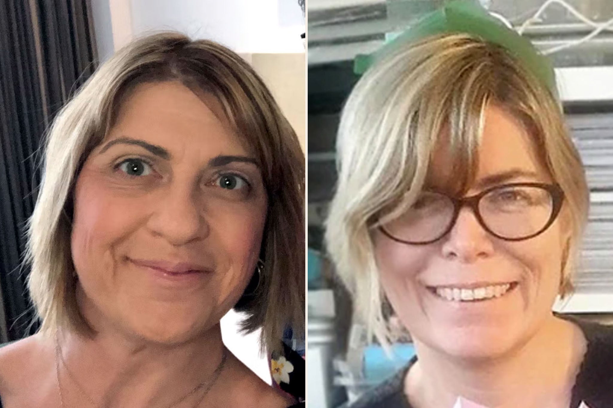 Fiona Elias, left, and Liz Hopkin, right