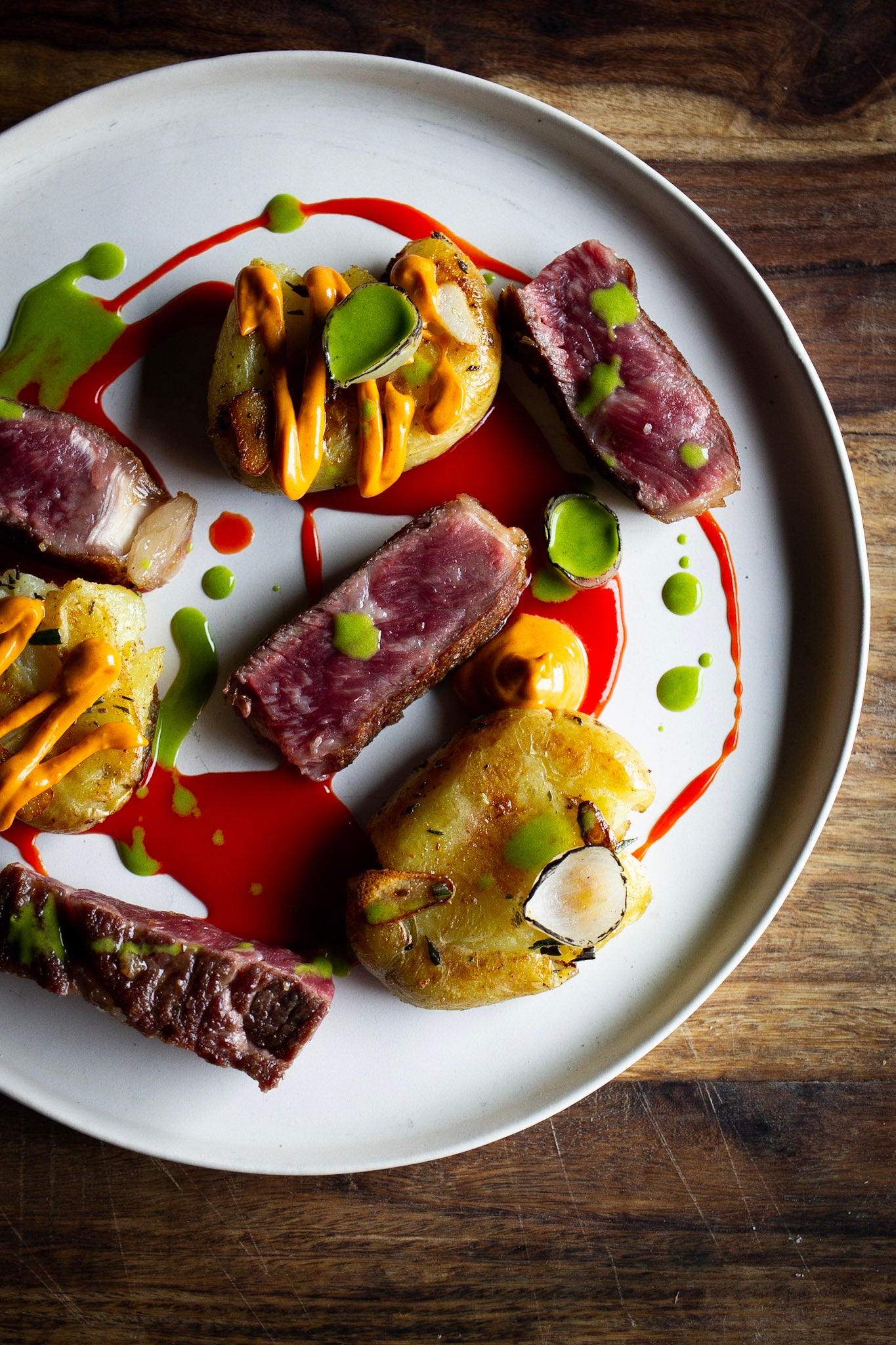 Three ways to level up your barbecue steaks – from punchy chimichurri to smoky red pepper puree and a silky piquillo aioli that’ll have guests double dipping