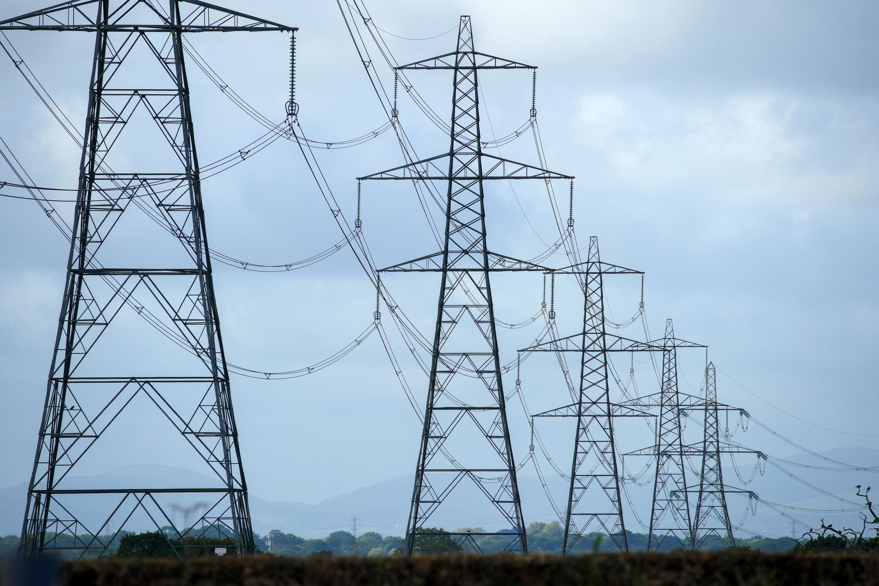 The report explored the cost of the different technologies that may be deployed to transport electricity across Britain in the next decade (Peter Byrne/PA)