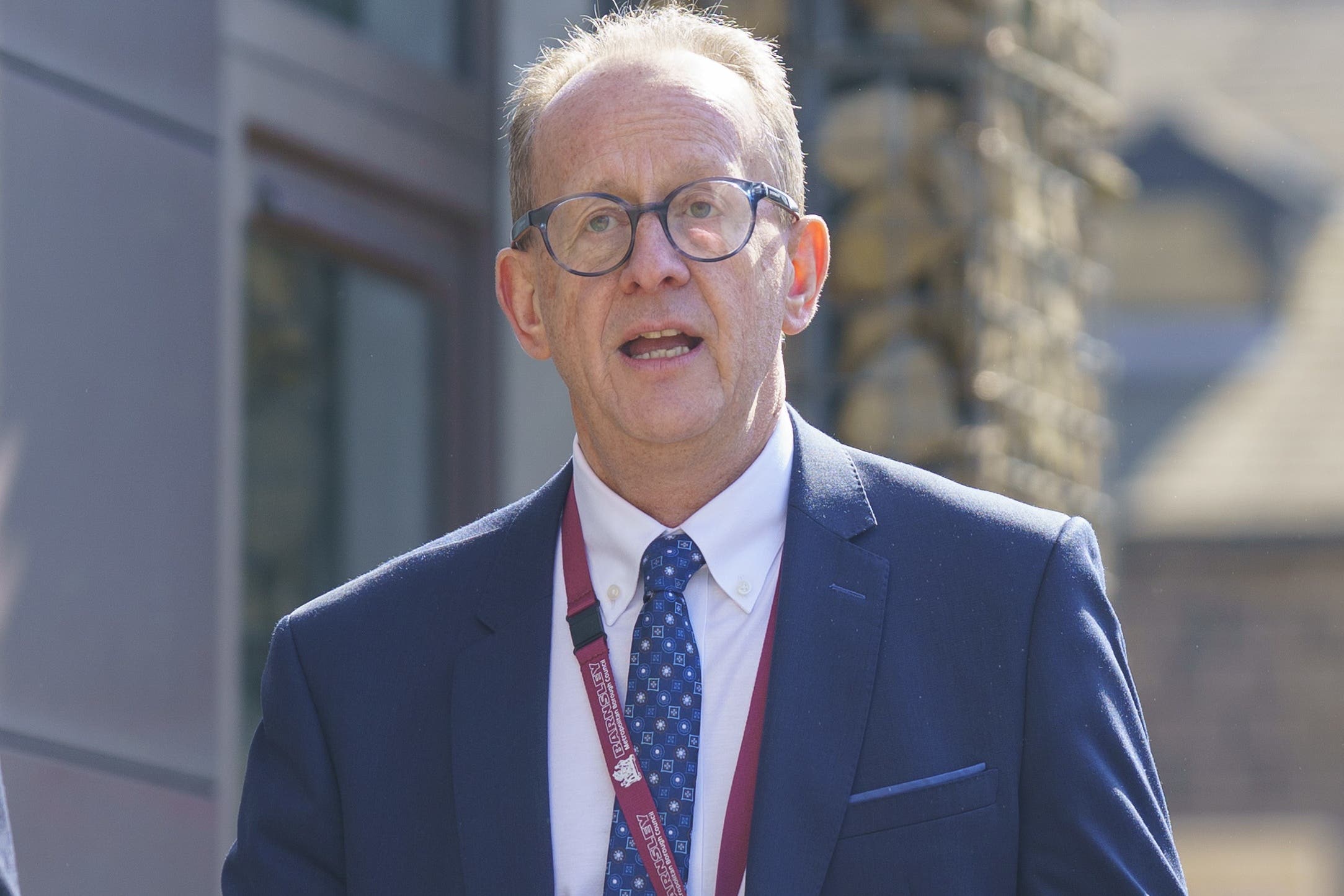 Sir Stephen Houghton is leader of Barnsley Council (Dominic Lipinski/PA)