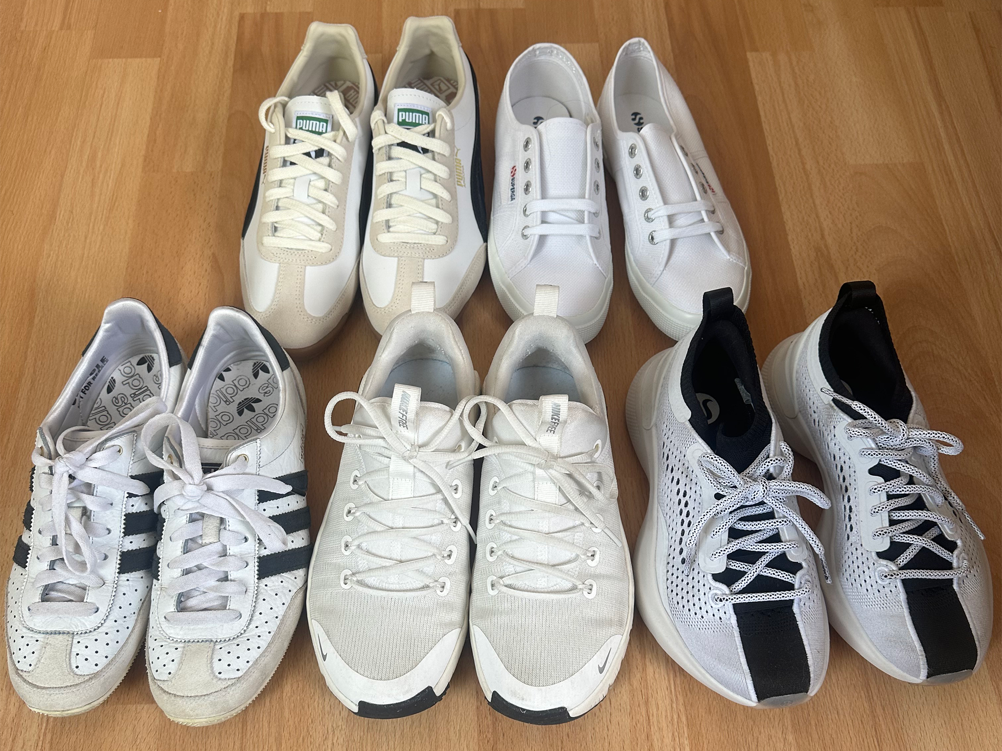 We slipped into several pairs before selecting our favourites