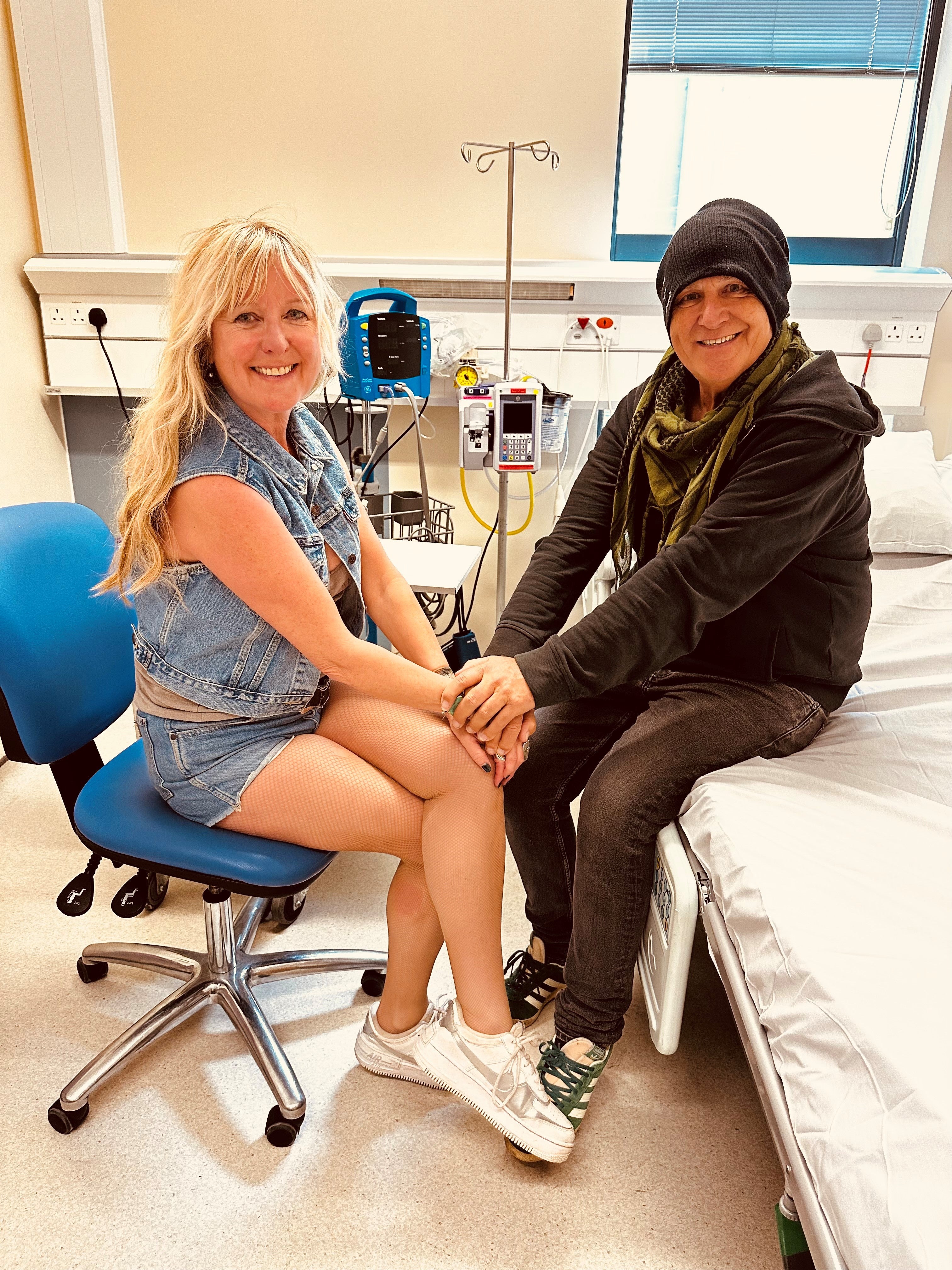 Peters and his wife Jules at The Christie