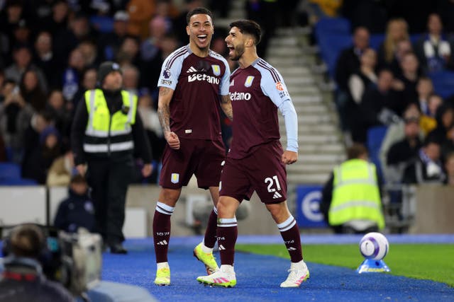 <p>Morgan Rogers, left, is on Chelsea's radar this summer</p>