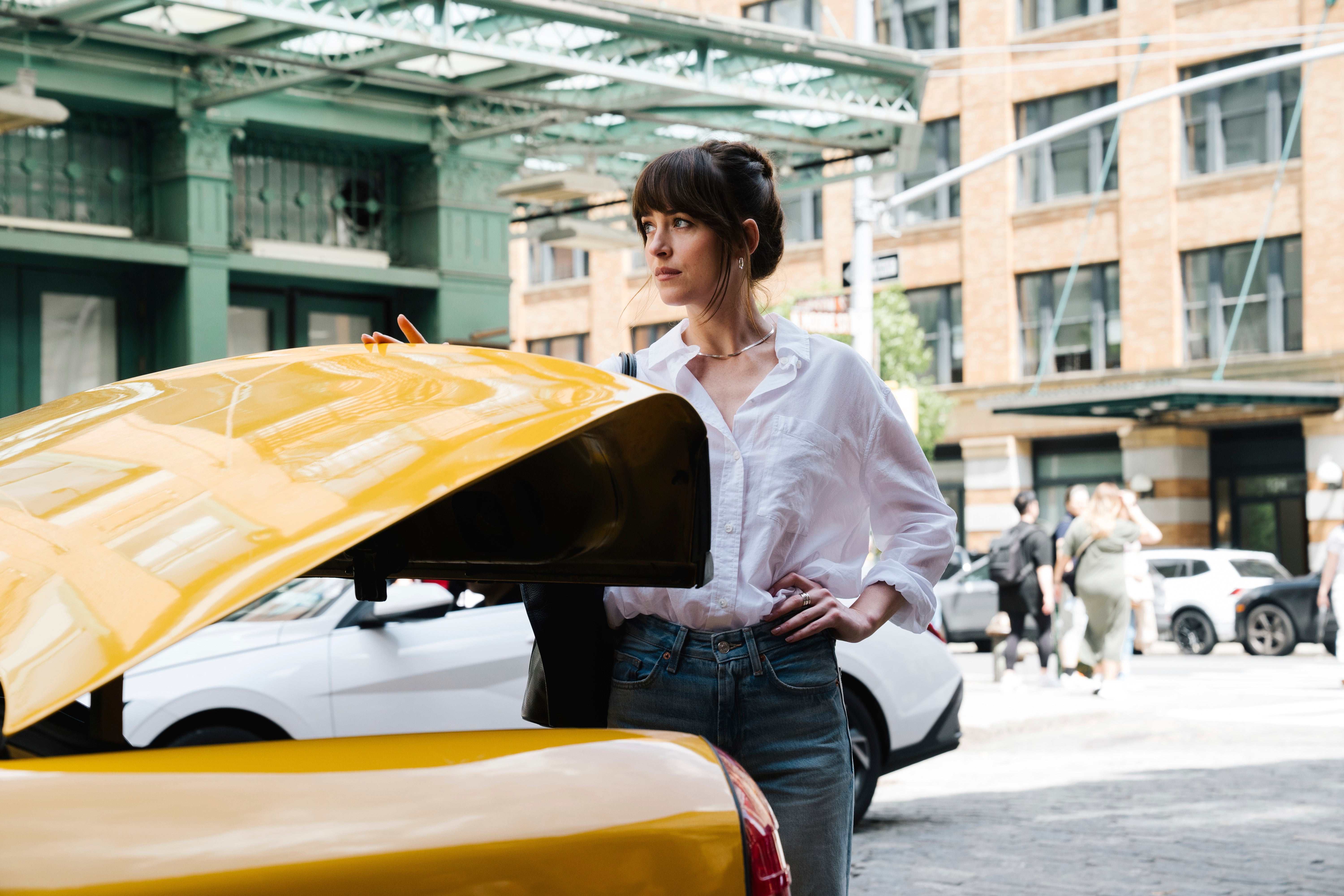Johnson will be seen next in Celine Song’s Materialists, where she stars opposite Pedro Pascal and Chris Evans