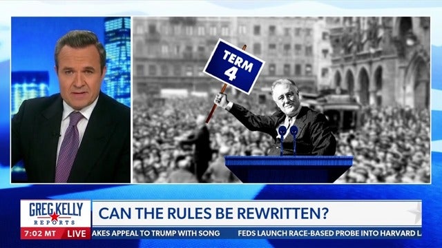 Newsmax host Greg Kelly asserts that the Constitution is "unconstitutional" when it comes to preventing Donald Trump from running for a third term.